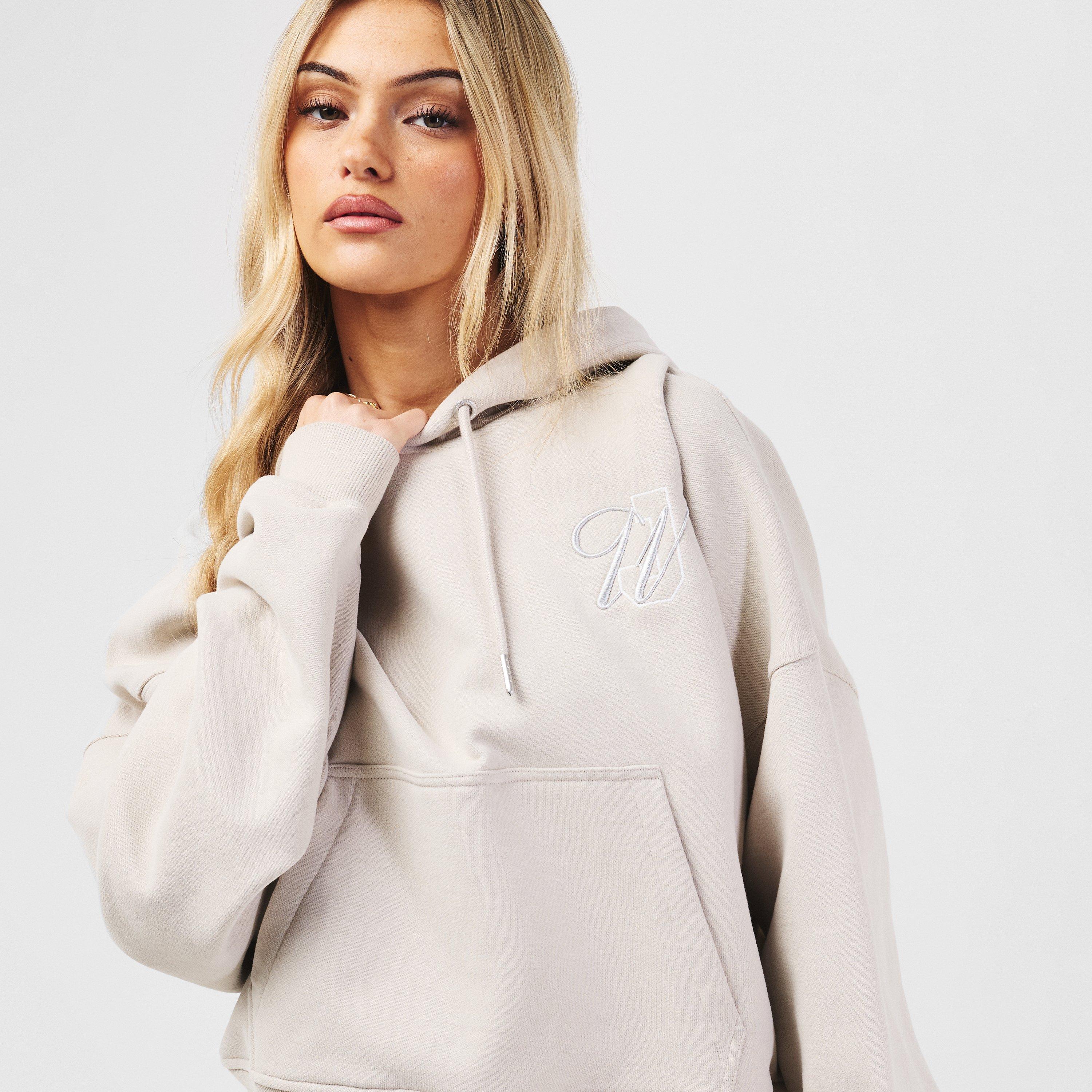 Stone - Jack Wills - Emblem Over-The-Head Hoodie - 5