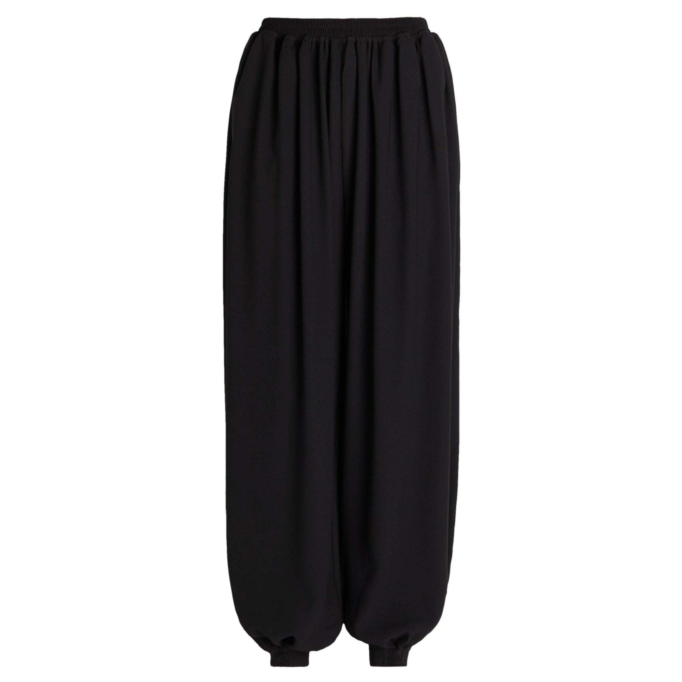 BLACK - Ronny Kobo - Women's Dickens Crepe Tapered Trousers - 1