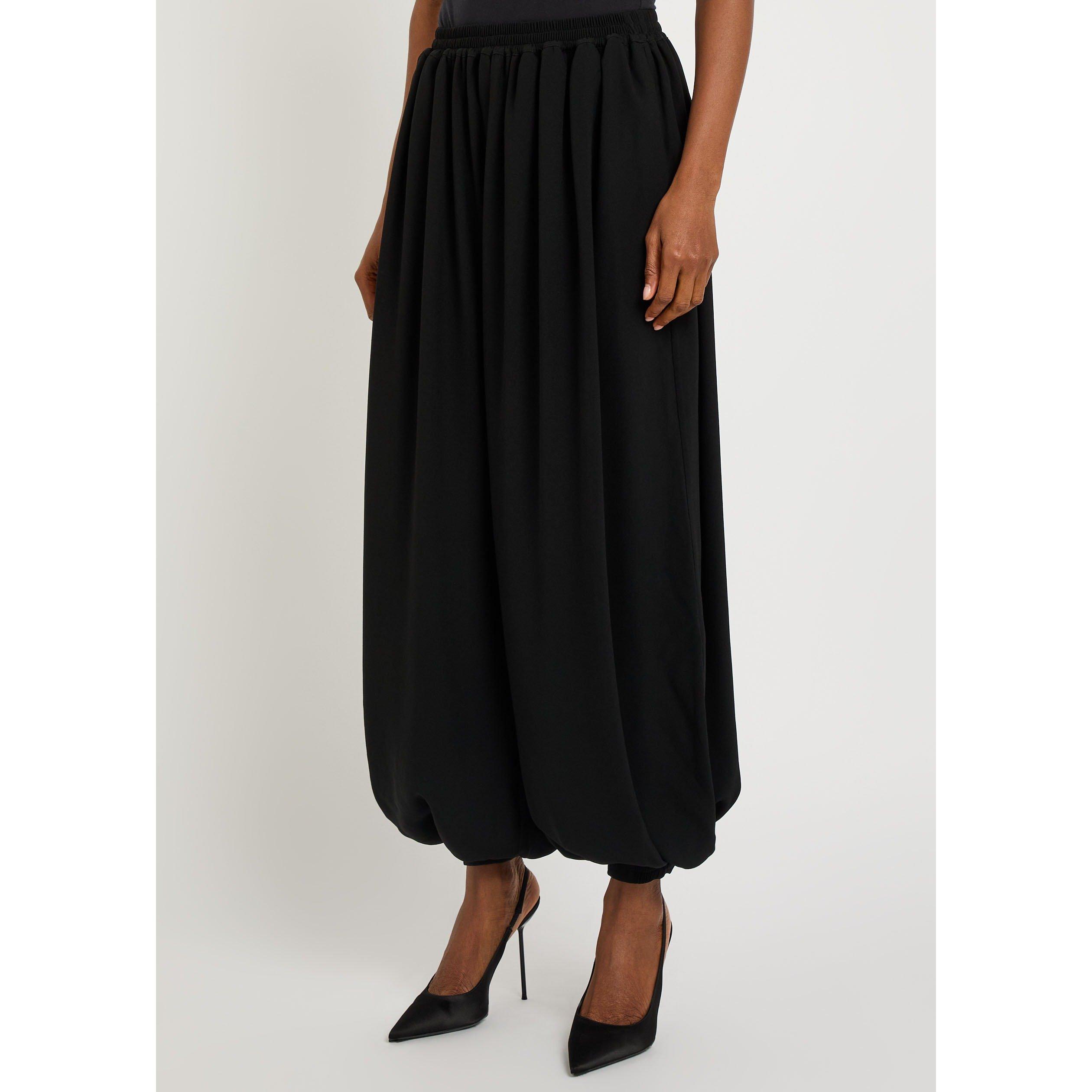 BLACK - Ronny Kobo - Women's Dickens Crepe Tapered Trousers - 2