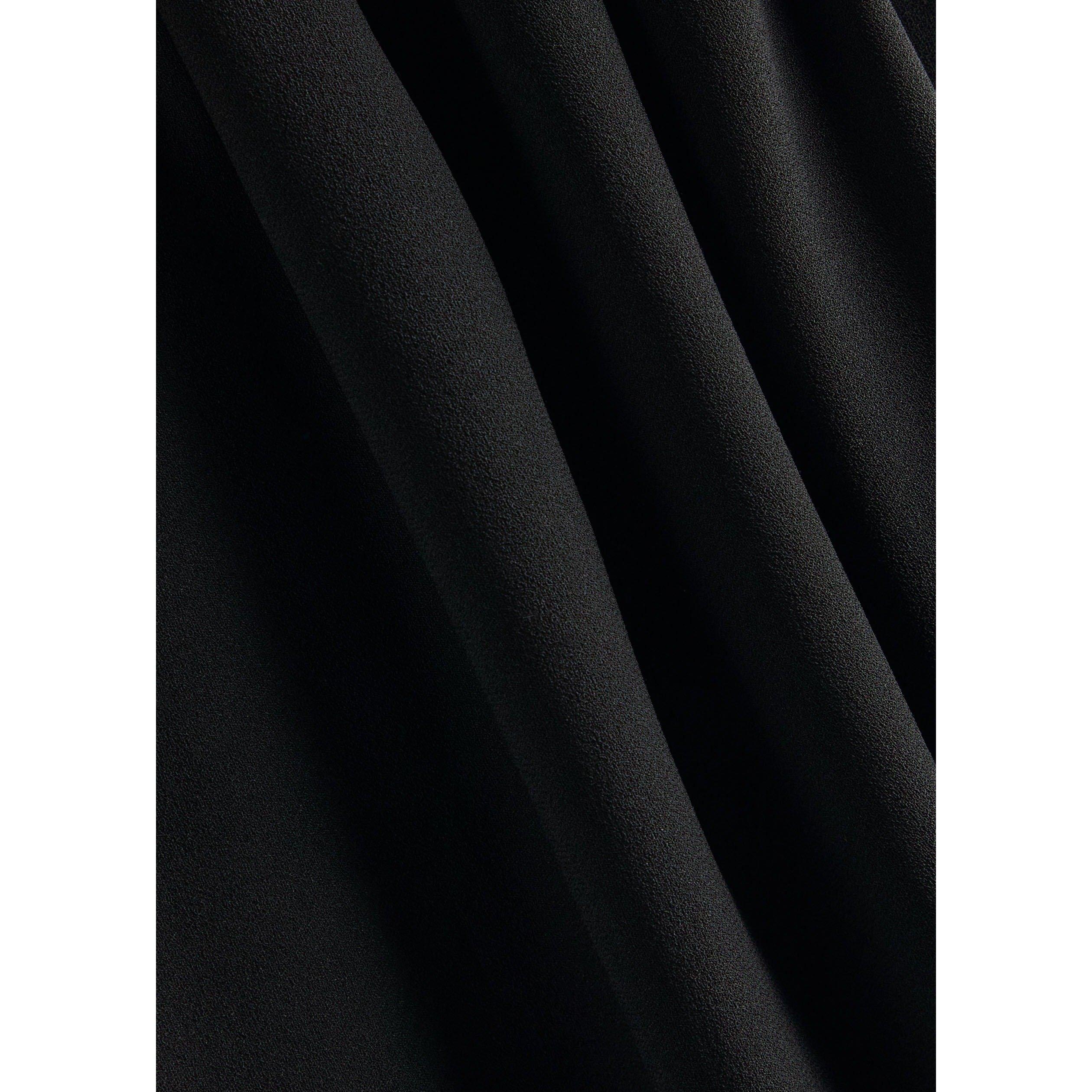 BLACK - Ronny Kobo - Women's Dickens Crepe Tapered Trousers - 4