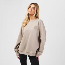 Jack Wills JW Oversized Crew Ld53