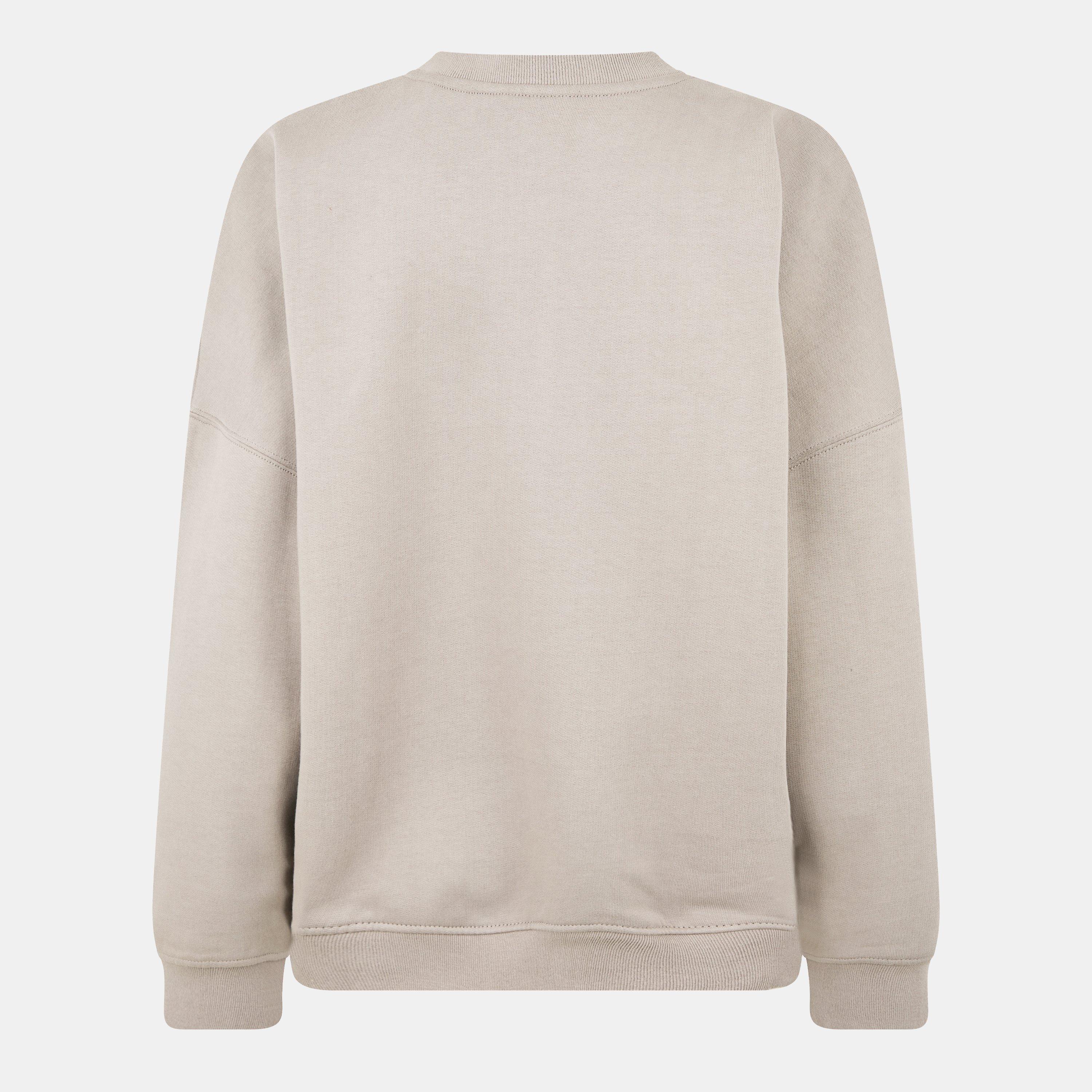 Taupe - Jack Wills - Oversized Crew Sweatshirt - 2