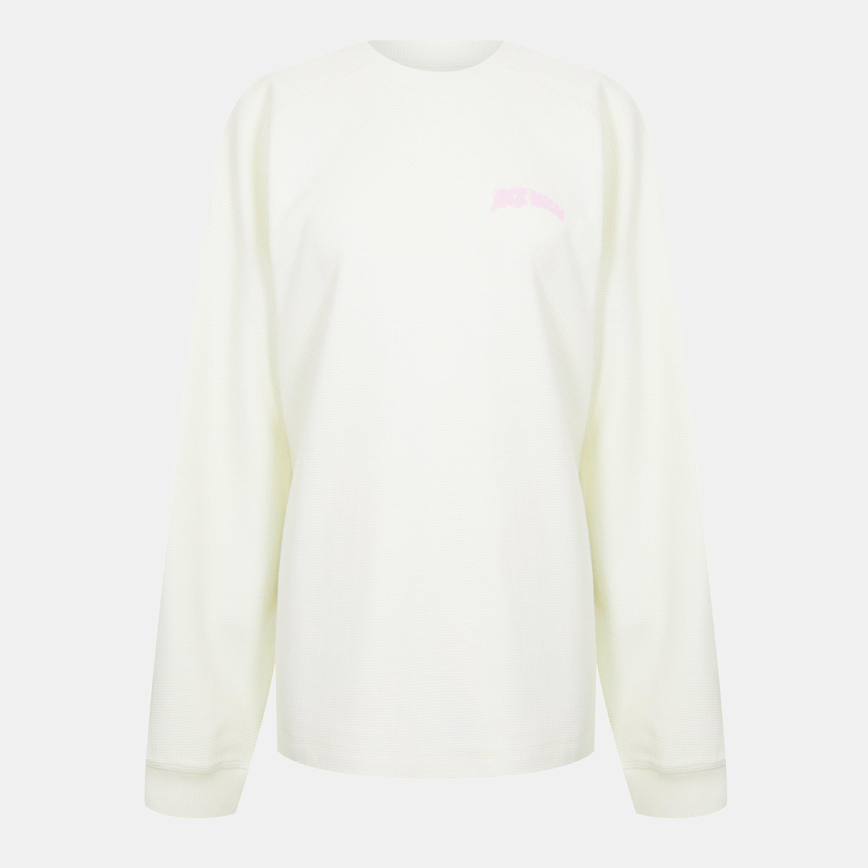 Branco Vintage - Jack Wills - Women's Waffle Crew Sweatshirt - 1