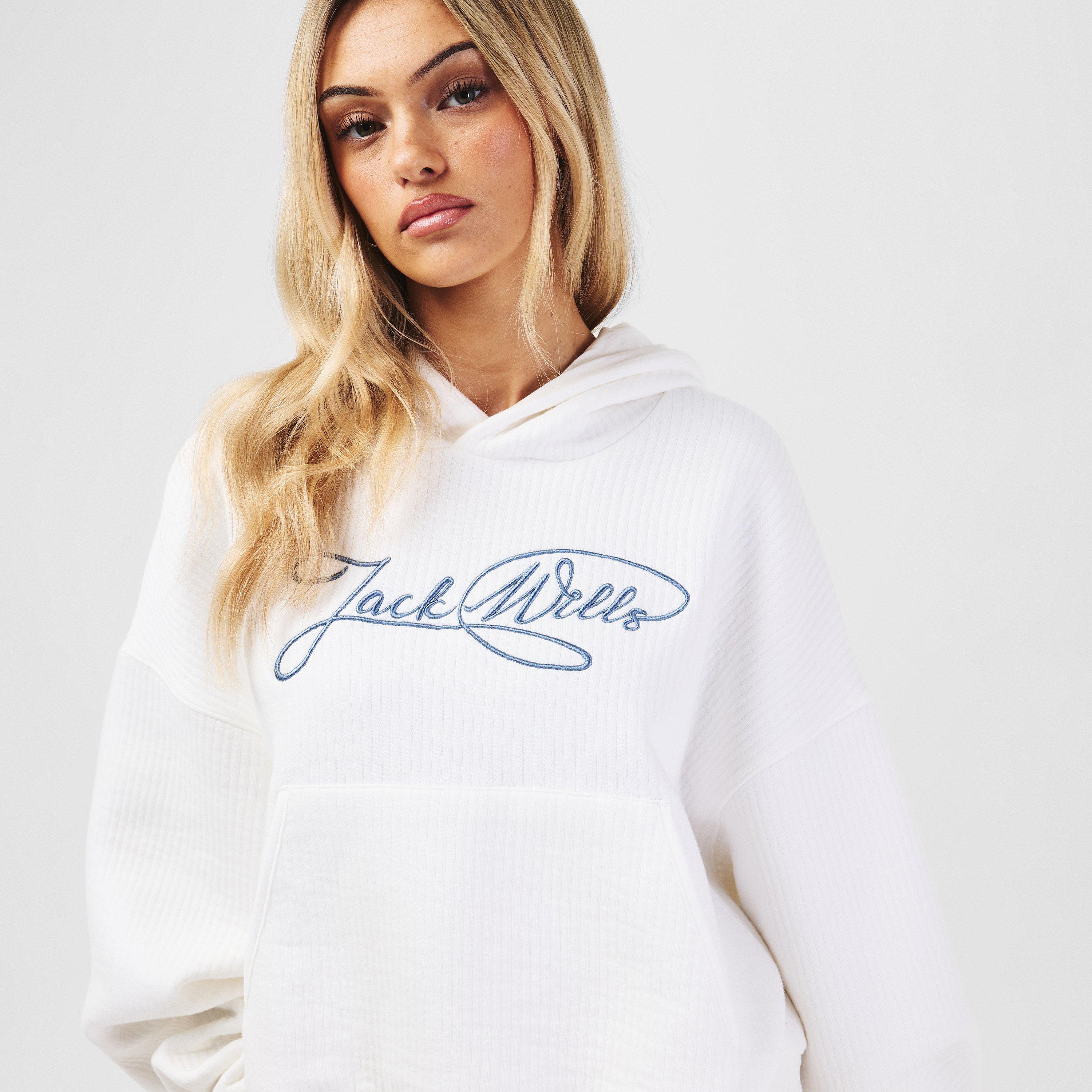 Vintage White - Jack Wills - Rib Hood Ladies - 5