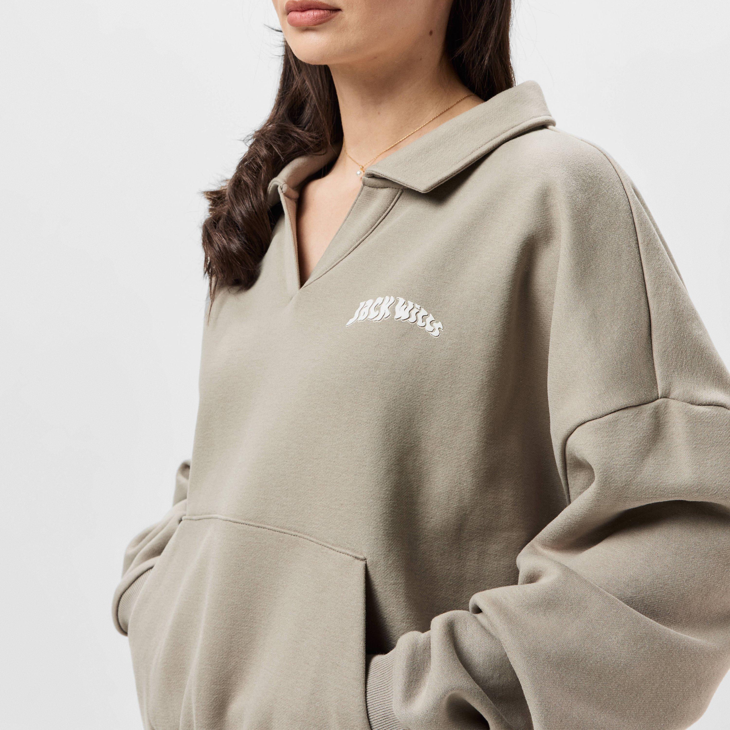 Taupe - Jack Wills - Graphic Crew Sweatshirt - 3