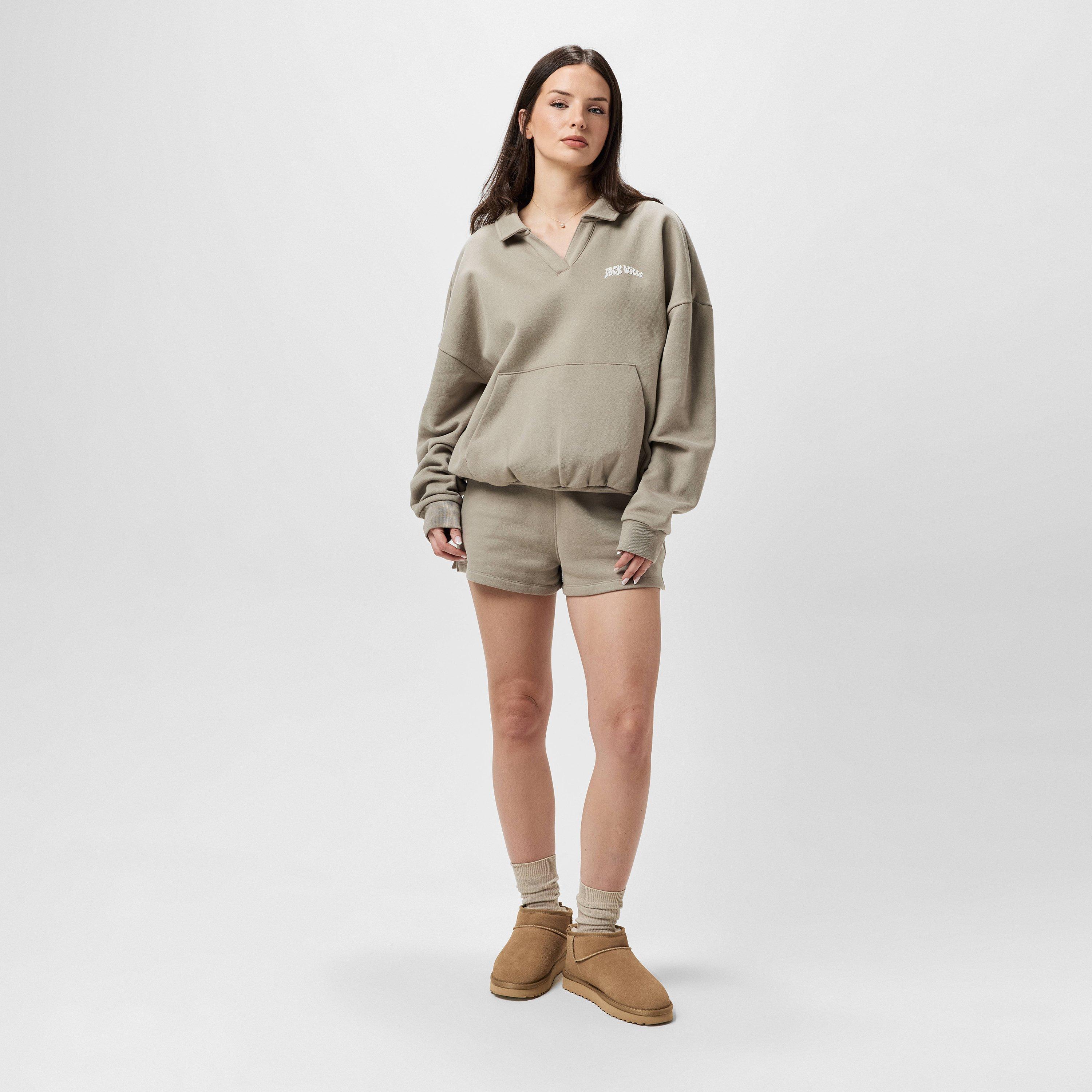 Taupe - Jack Wills - Graphic Crew Sweatshirt - 4