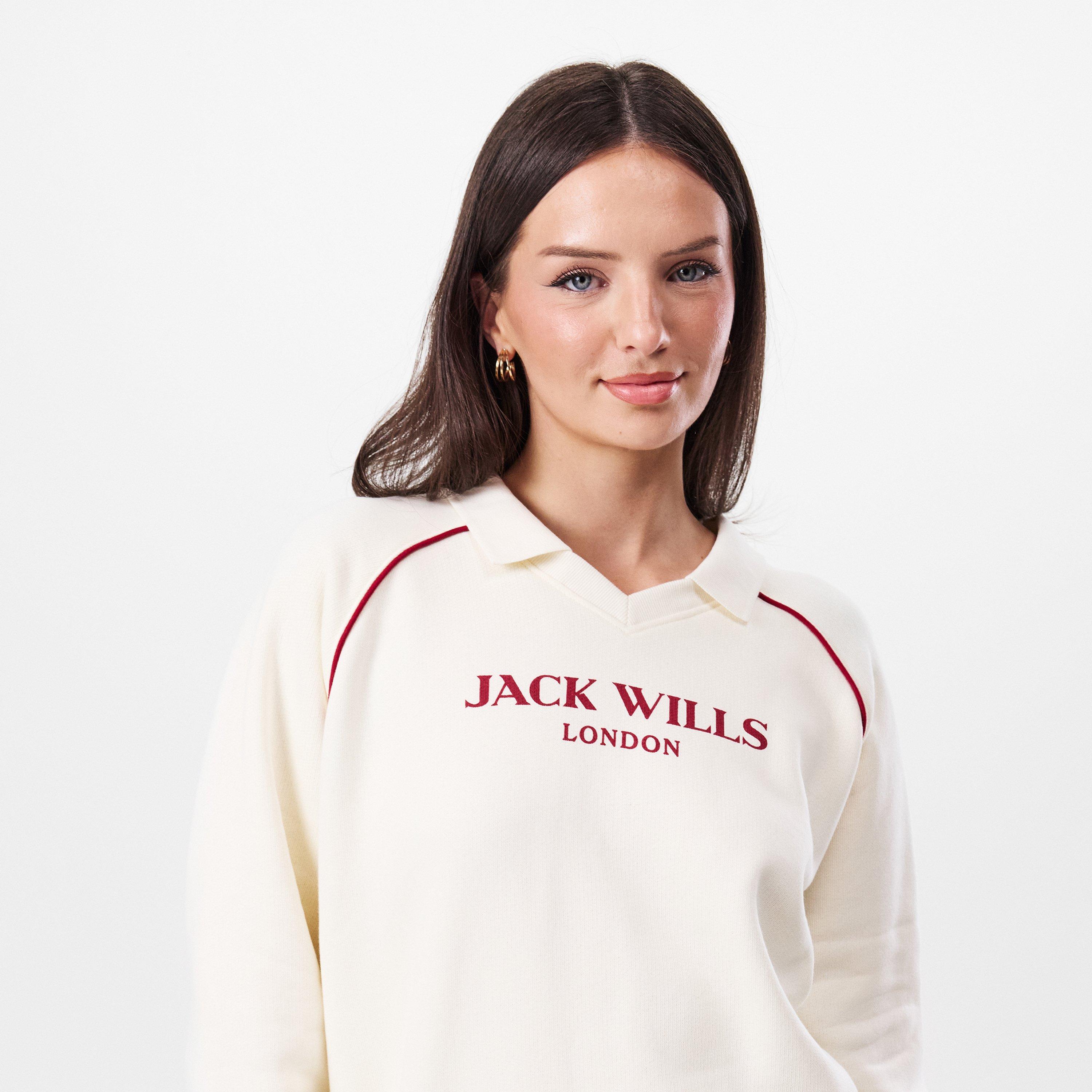 Blanc vintage - Jack Wills - JW Vintage Crew Sweatshirt - 3