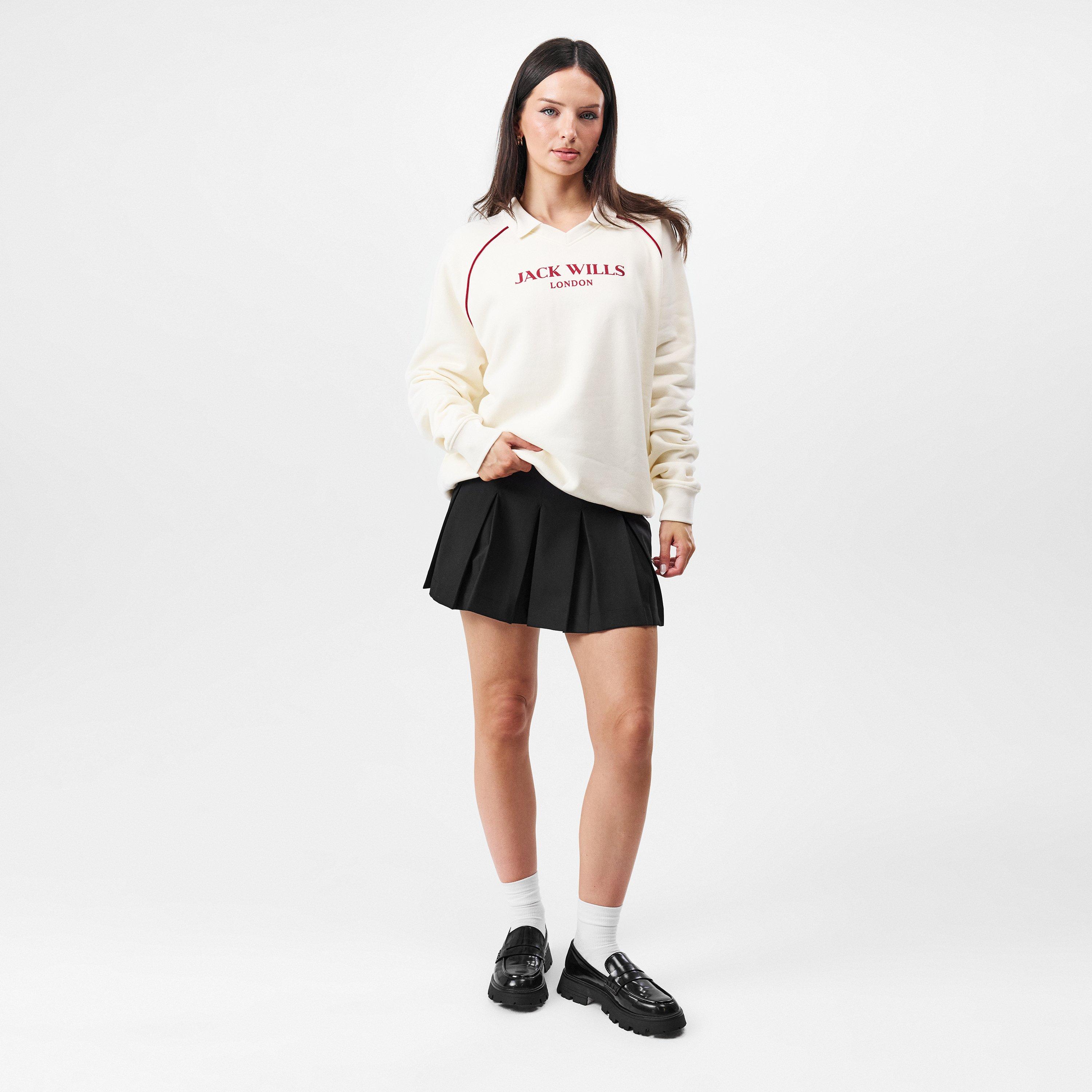 Blanc vintage - Jack Wills - JW Vintage Crew Sweatshirt - 4