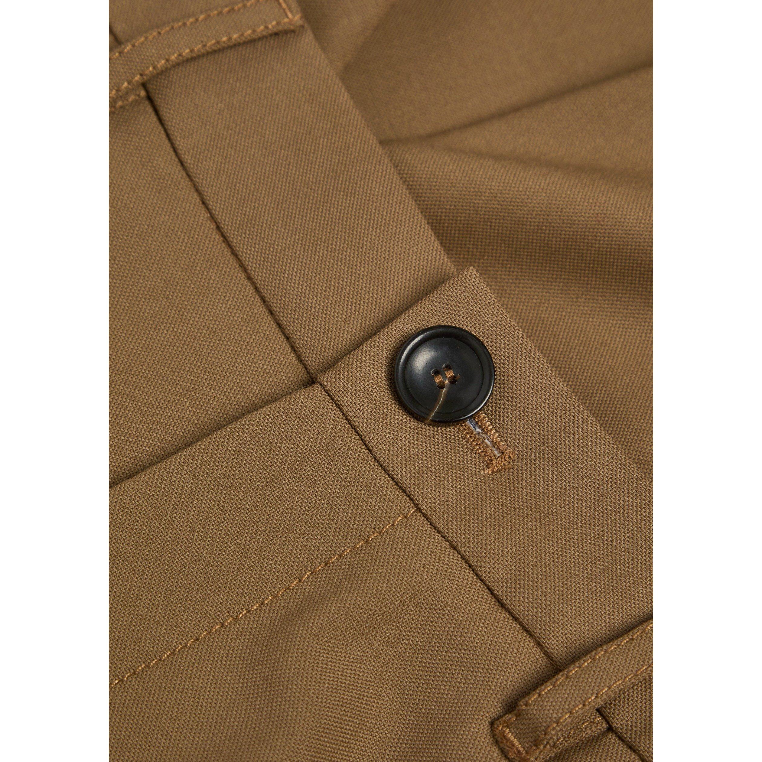 CARAMEL - Maria McManus - TR PLEAT FRONT WIDE LEG TROUSE - 4