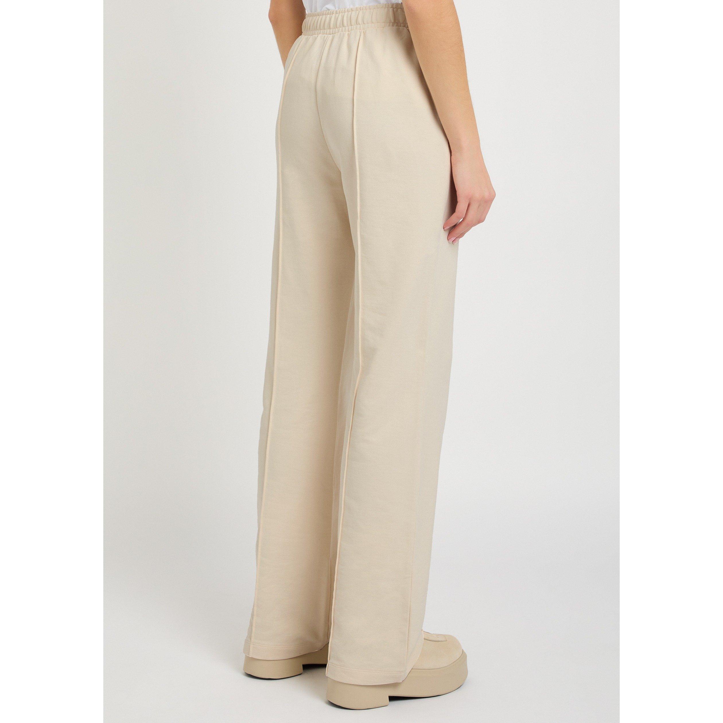 CREAM - Moncler - Women's Cotton Open Hem Mid-Rise Joggers - 3