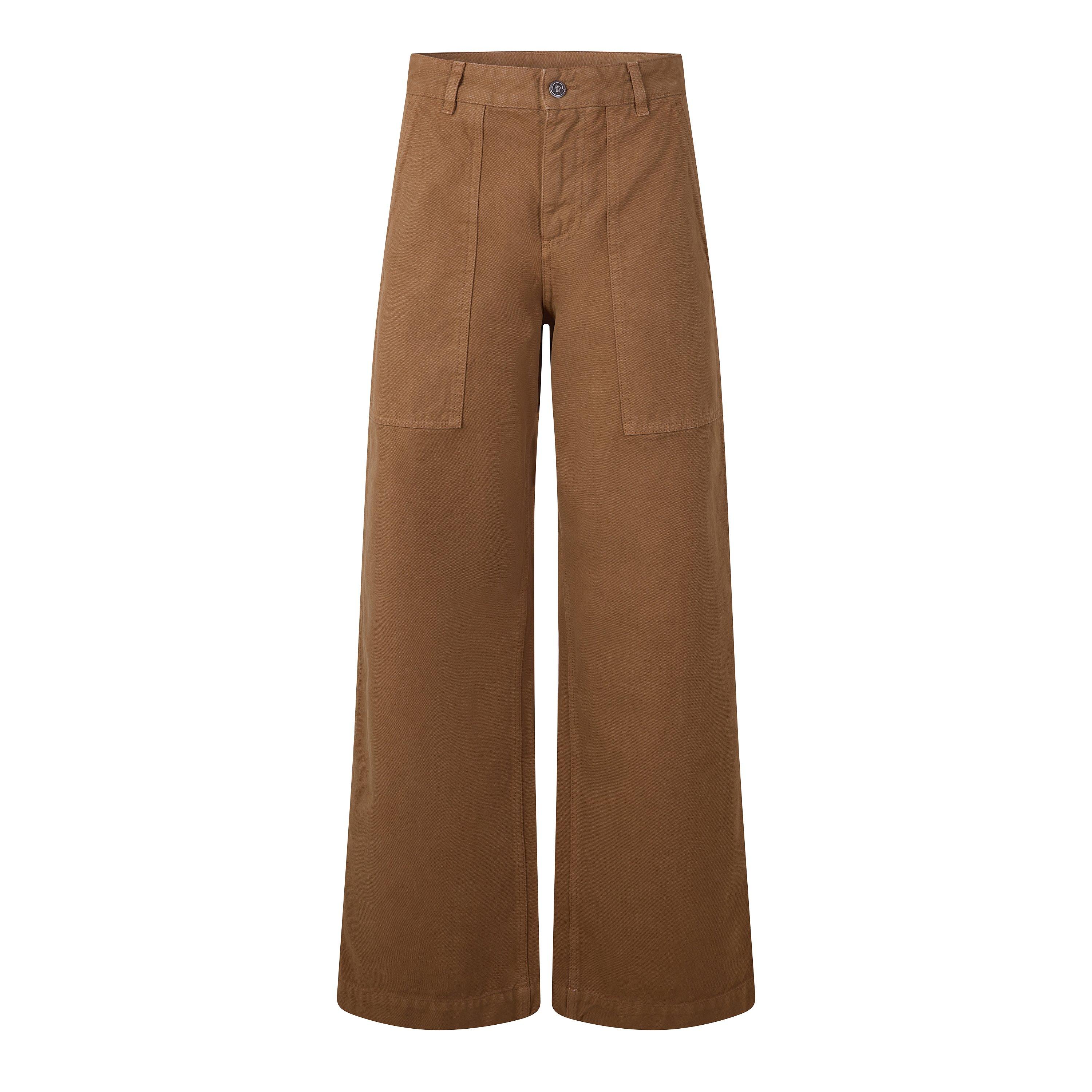 BROWN - Moncler - TROUSERS - 1