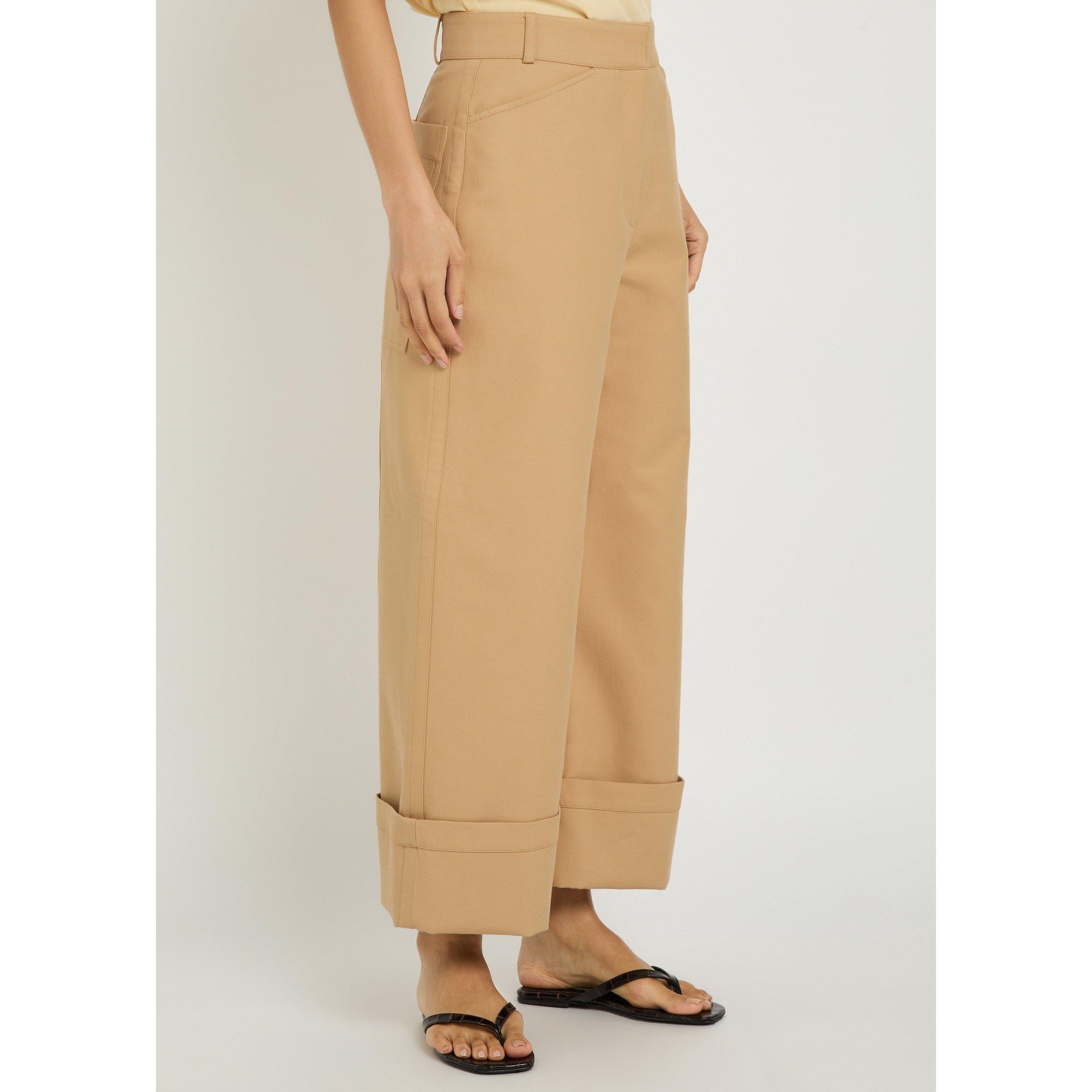 KHAKI - Another Tomorrow - WIDE CUFF PANT - 2