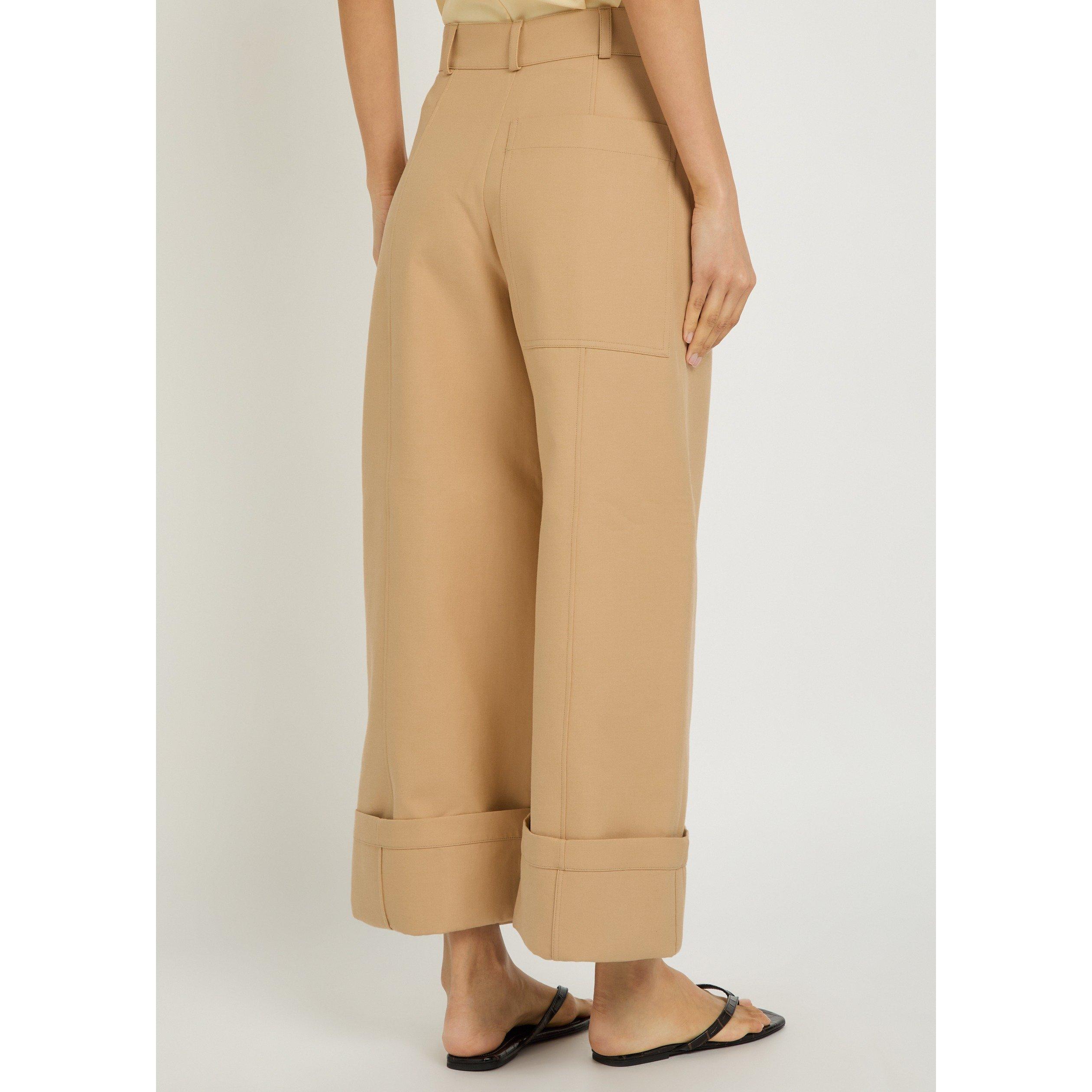 KHAKI - Another Tomorrow - WIDE CUFF PANT - 3