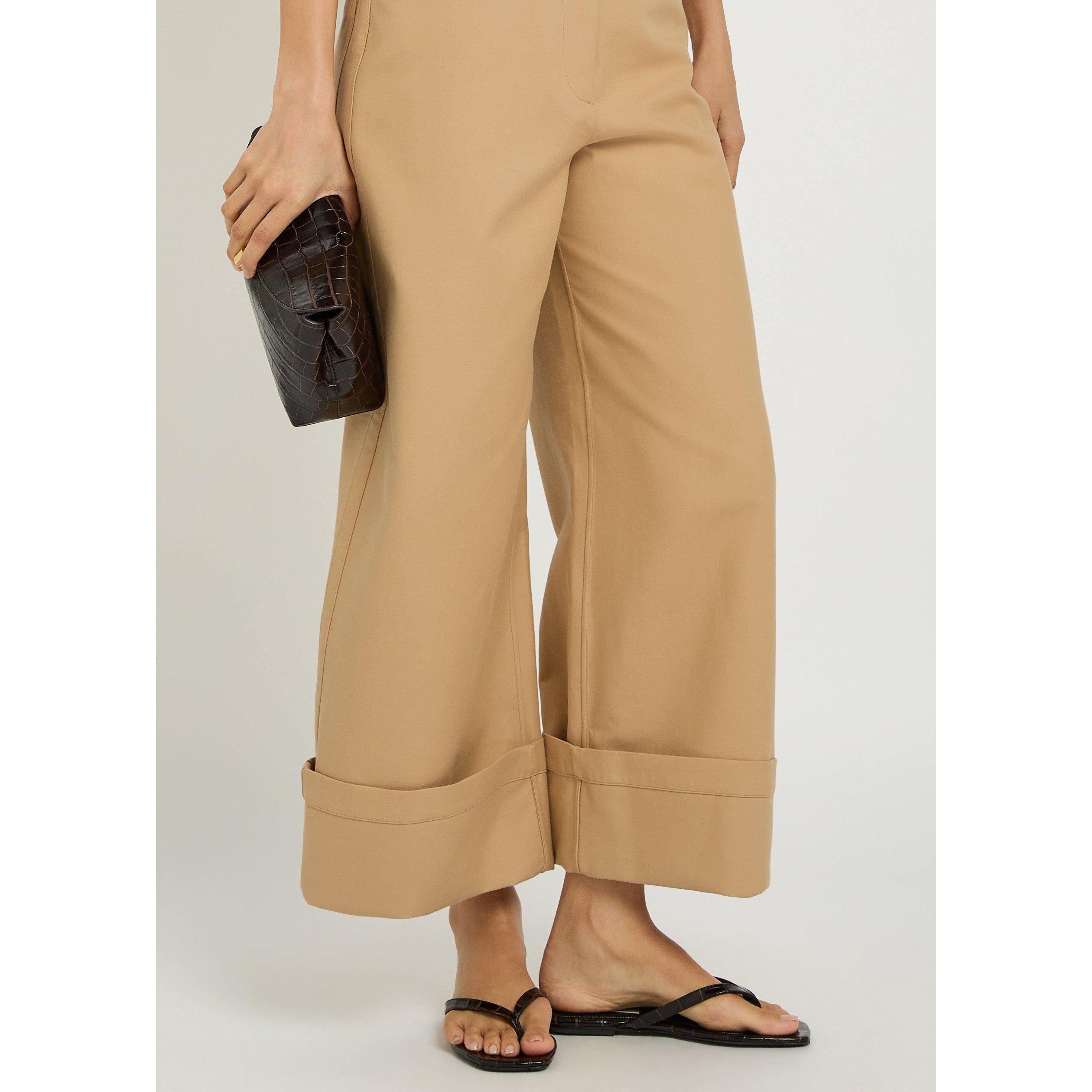 KHAKI - Another Tomorrow - WIDE CUFF PANT - 4