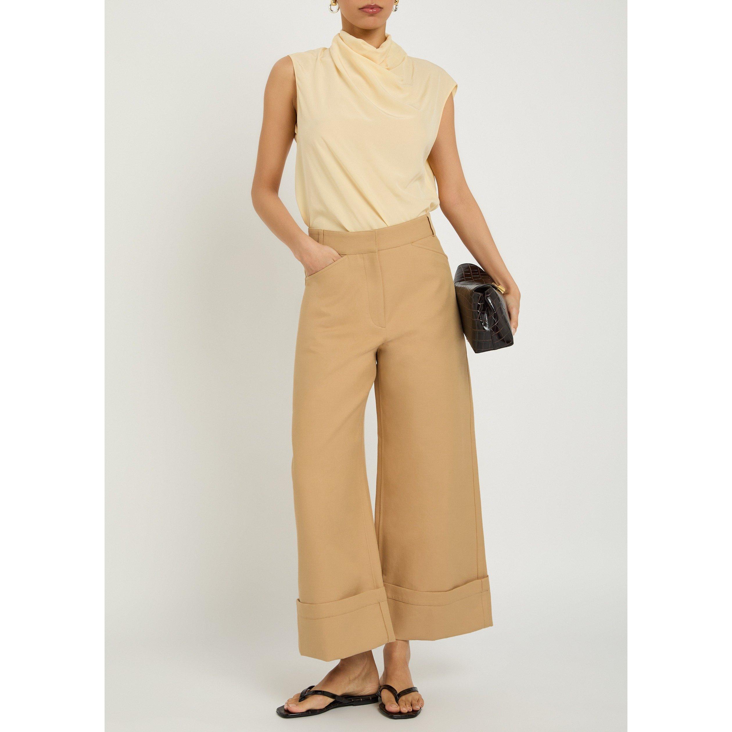 KHAKI - Another Tomorrow - WIDE CUFF PANT - 5