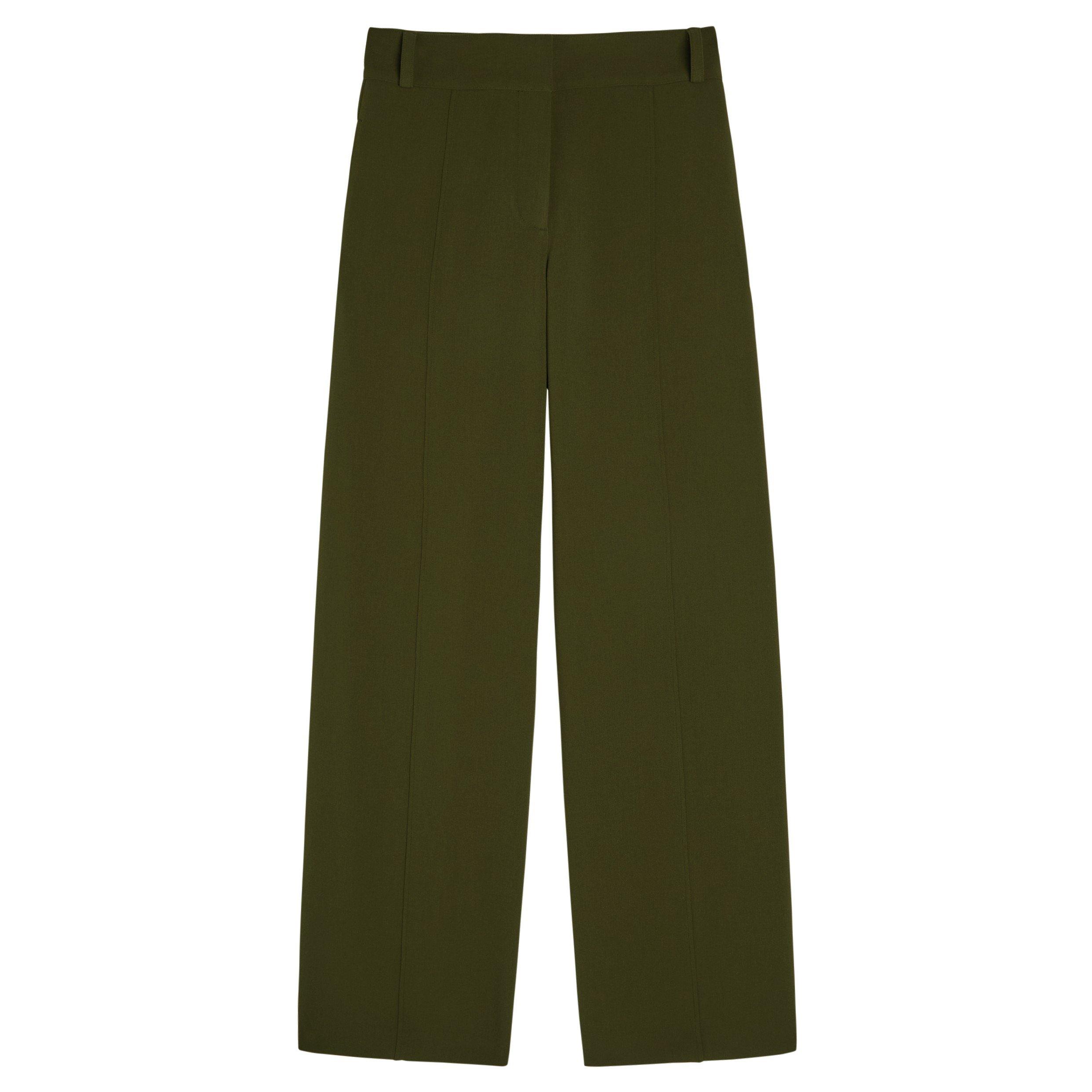 Another Tomorrow DOUBLE FACE HIGH WAIST PANT
