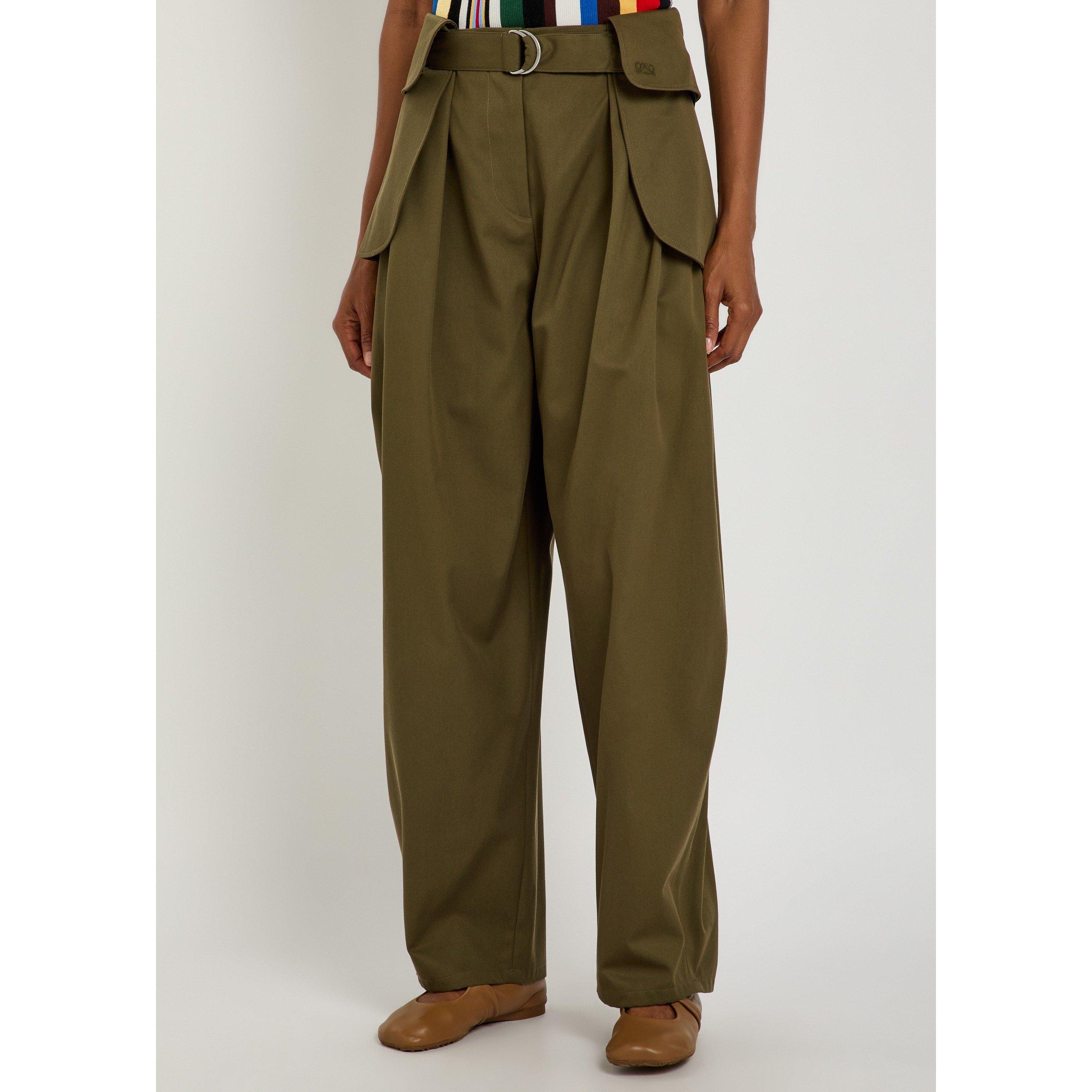 KHAKI - LOEWE - CARGO TROUSERS - 2