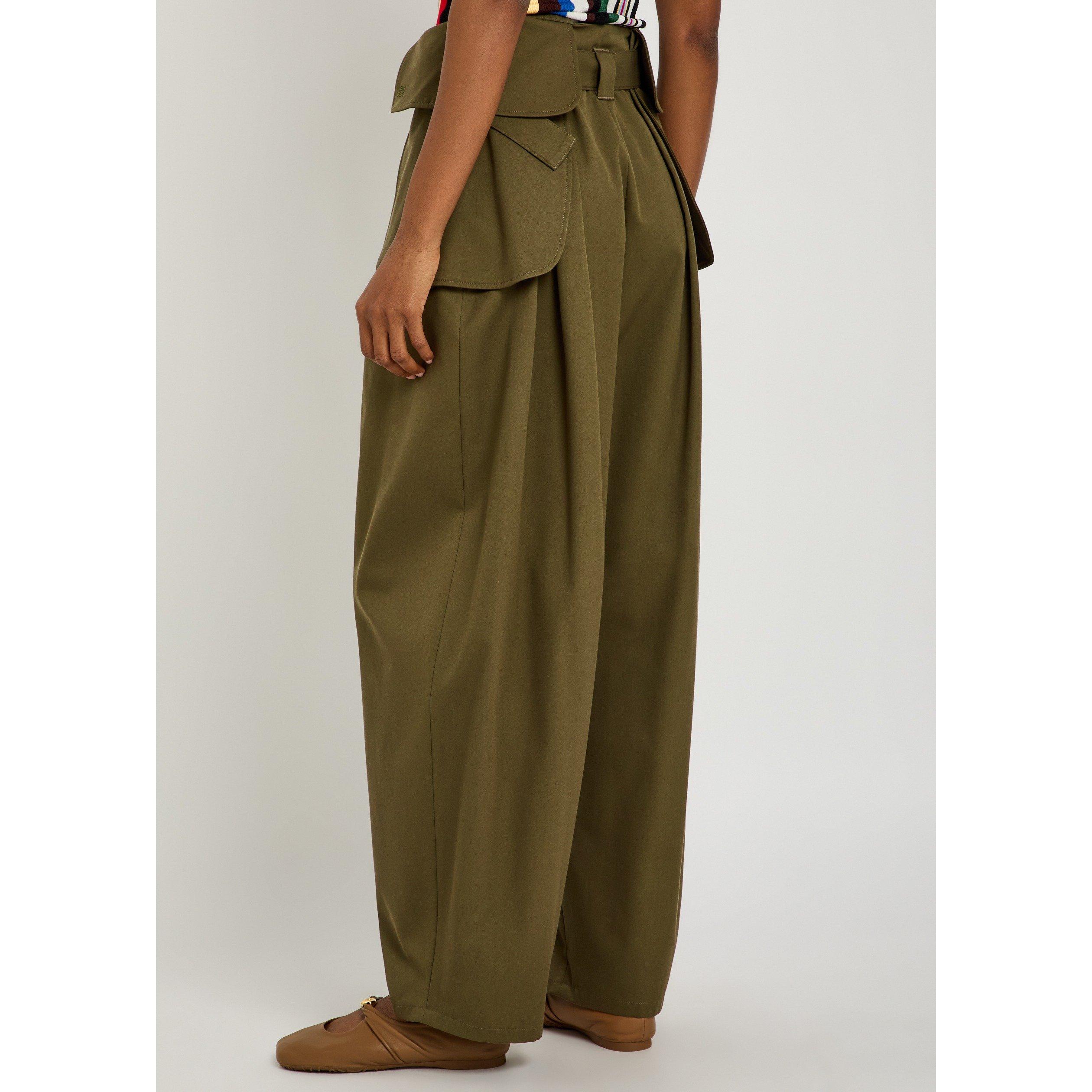 KHAKI - LOEWE - CARGO TROUSERS - 3