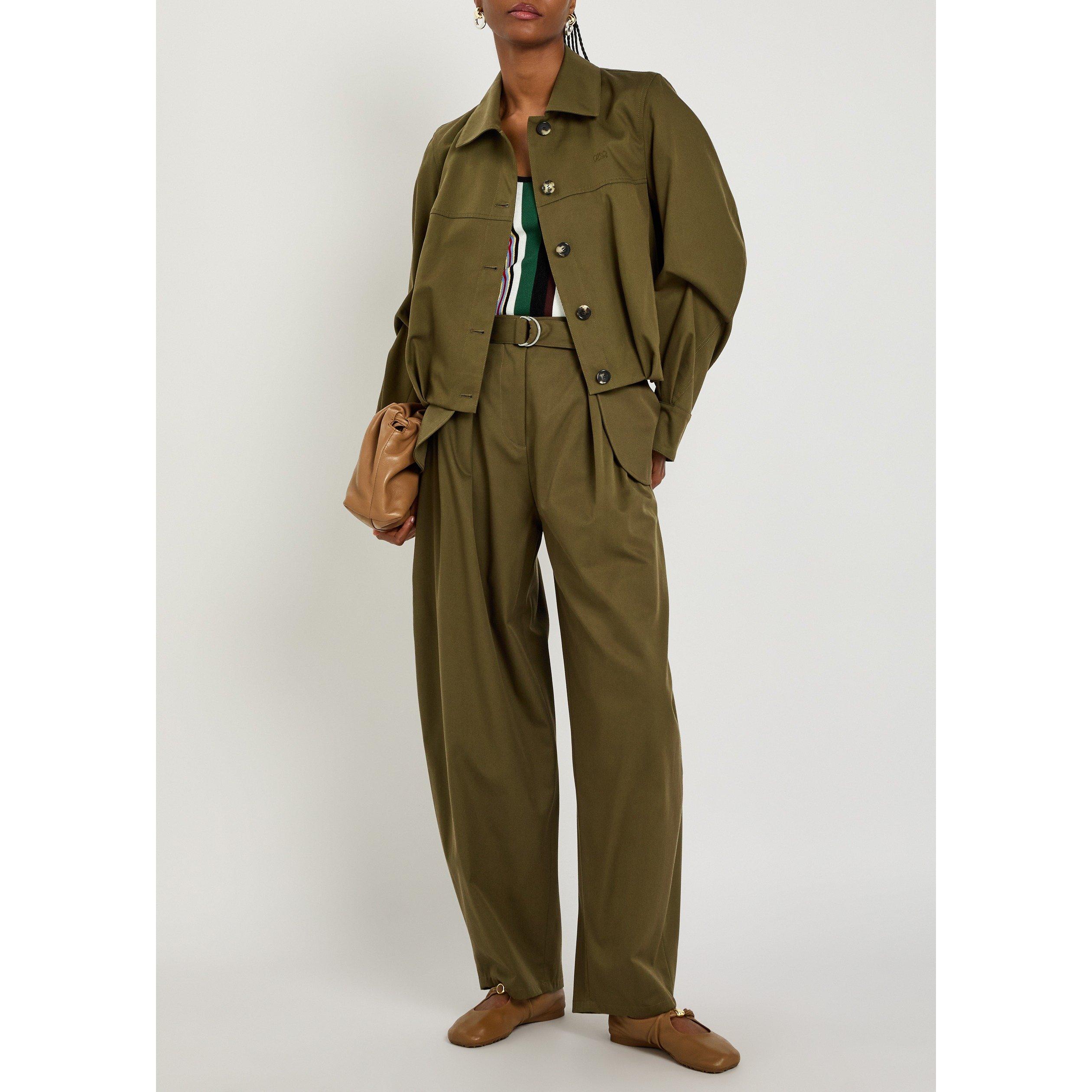 KHAKI - LOEWE - CARGO TROUSERS - 5