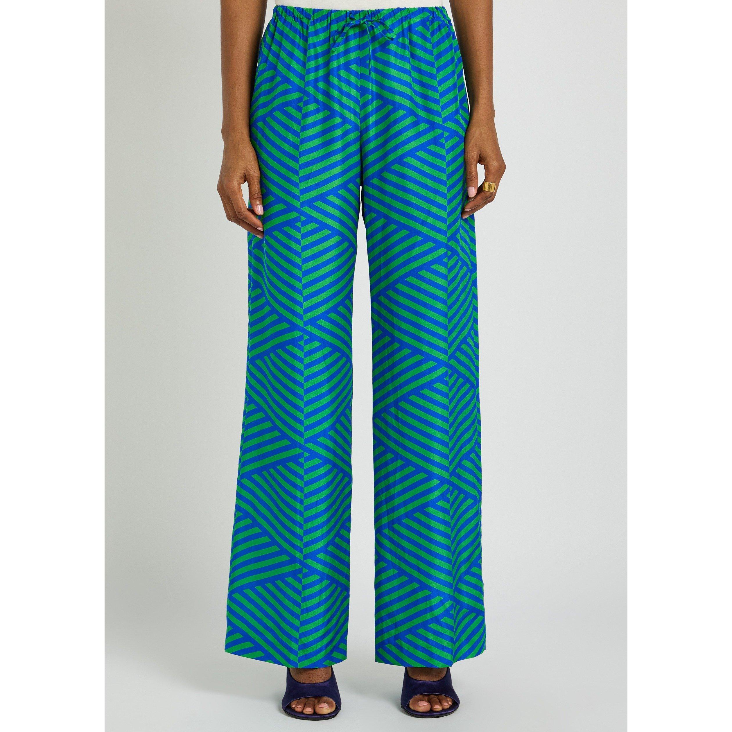GREEN - Dries Van Noten - 03280-PUVIS LONG 3141 W.W.PANT - 2