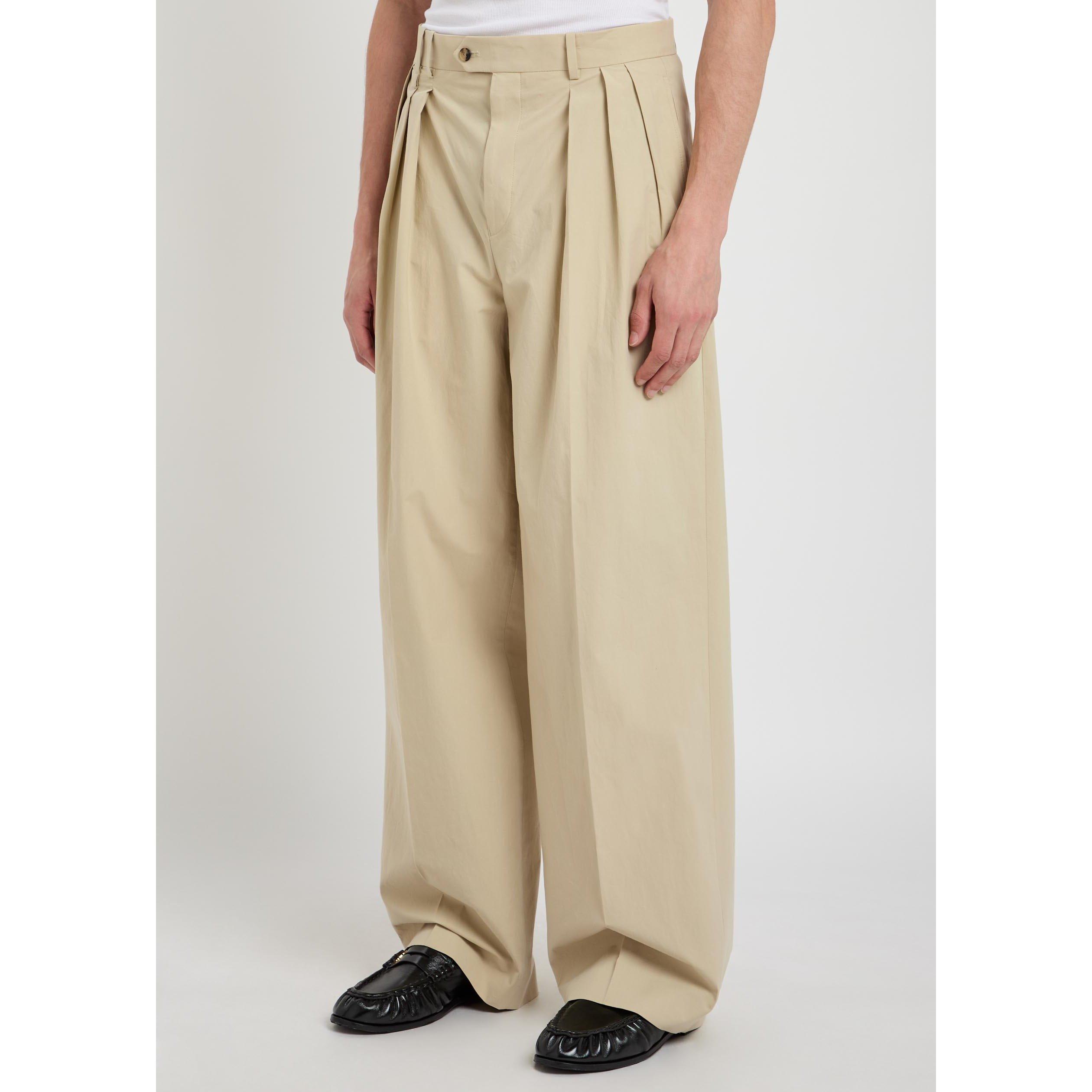 OFF WHITE - Calvin Klein - Men's Baxter Wide-Leg Trousers - 2