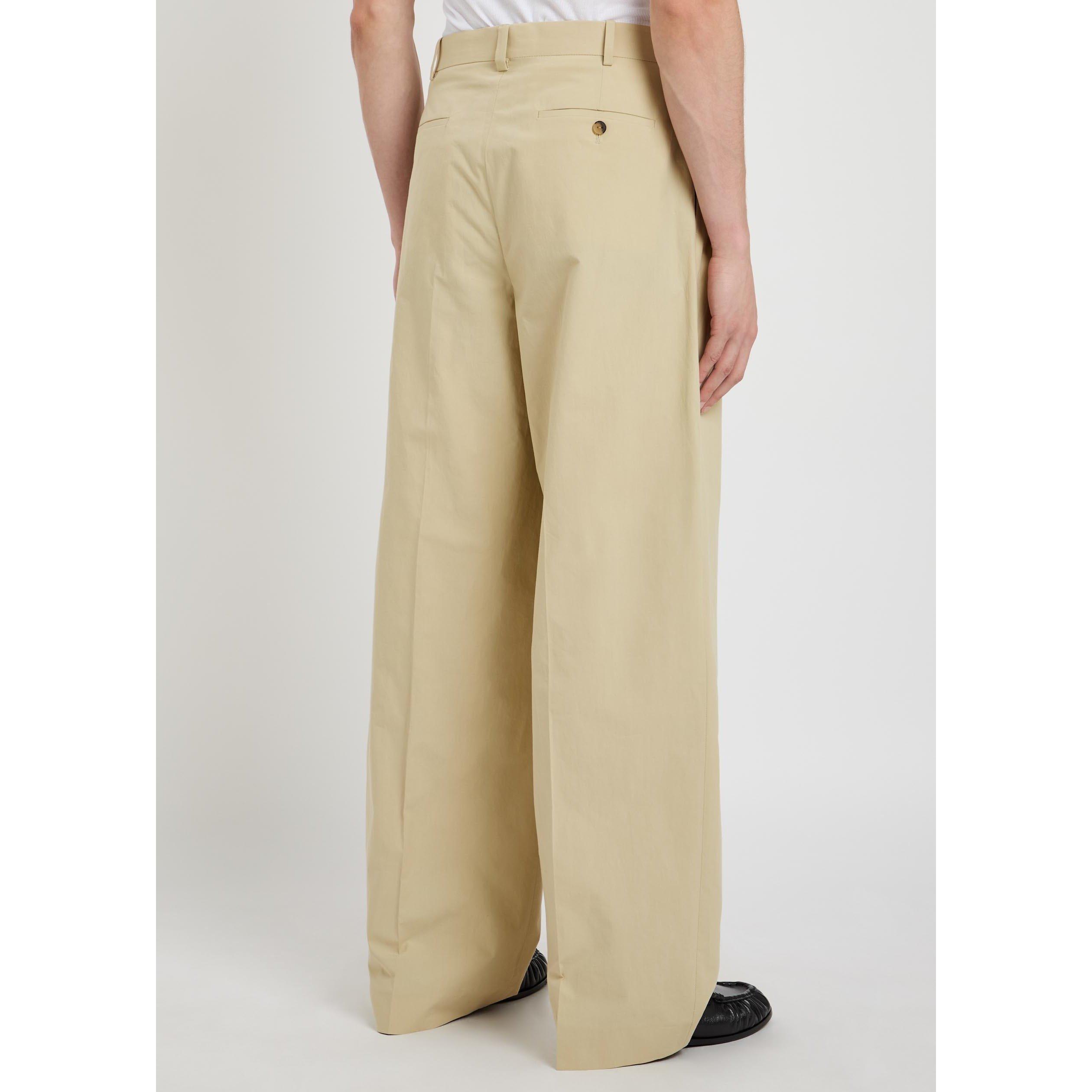 OFF WHITE - Calvin Klein - Men's Baxter Wide-Leg Trousers - 3
