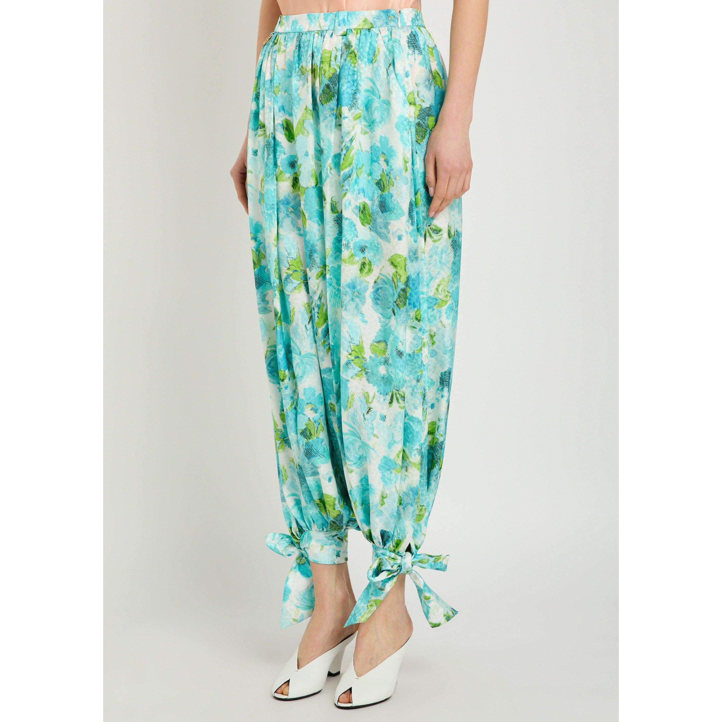 BLUE AND OTHER - Chloe - Women's Silk Tapered Trousers - 2