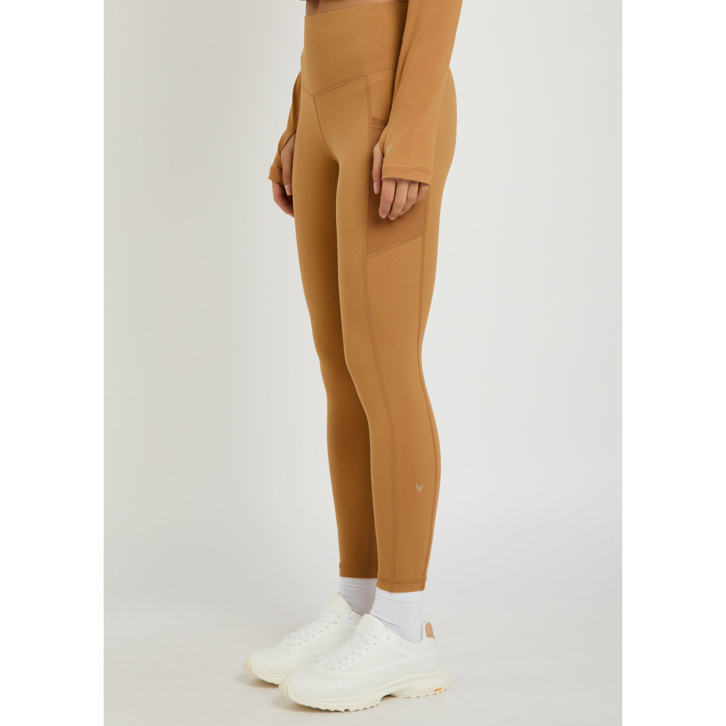 LIGHT BROWN - Now You Live - Women's Walton 7/8 Skinny-Fit Leggings - 2