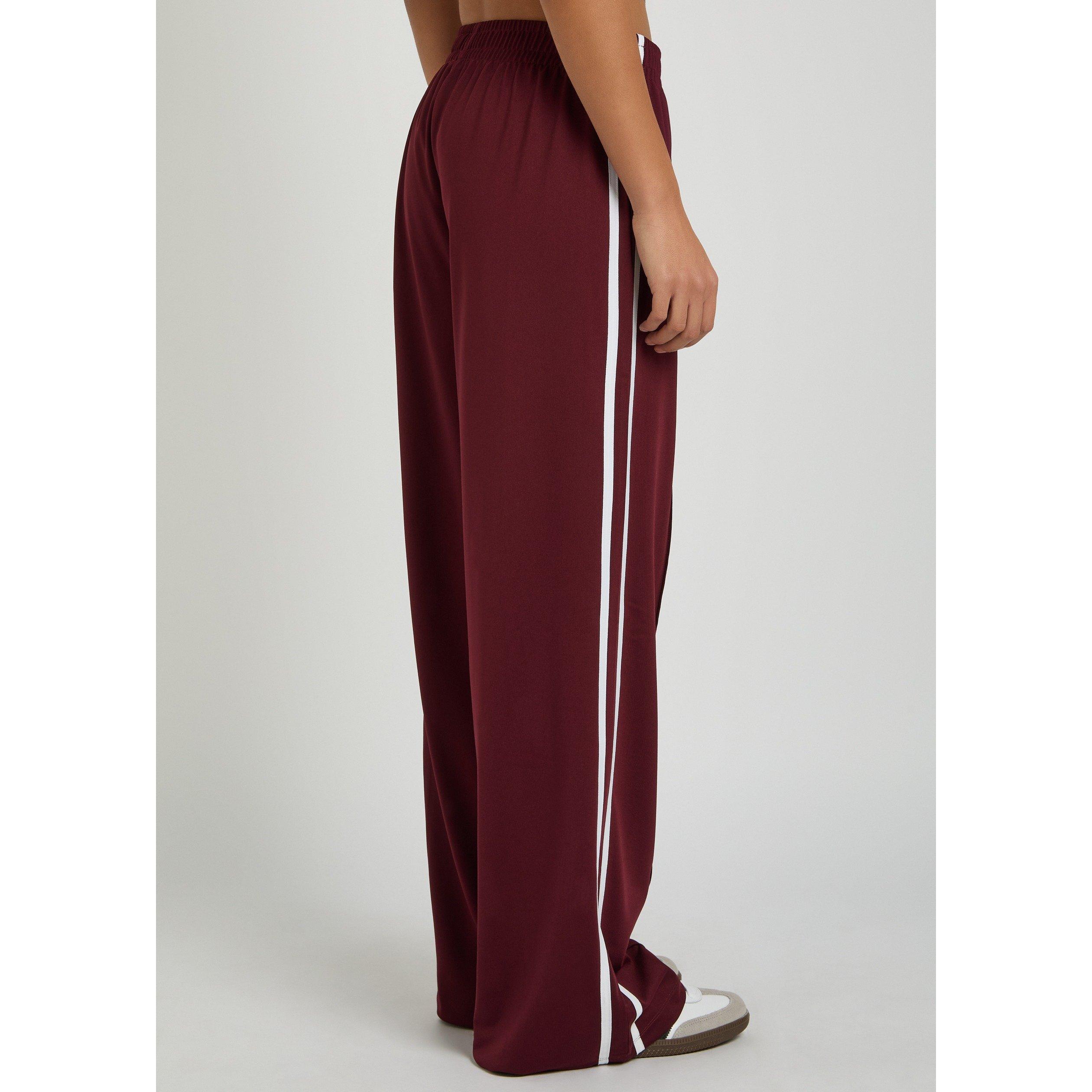 DARK RED - TALA - TR STRIPE STRAIGHT LEG JOGGER - 3
