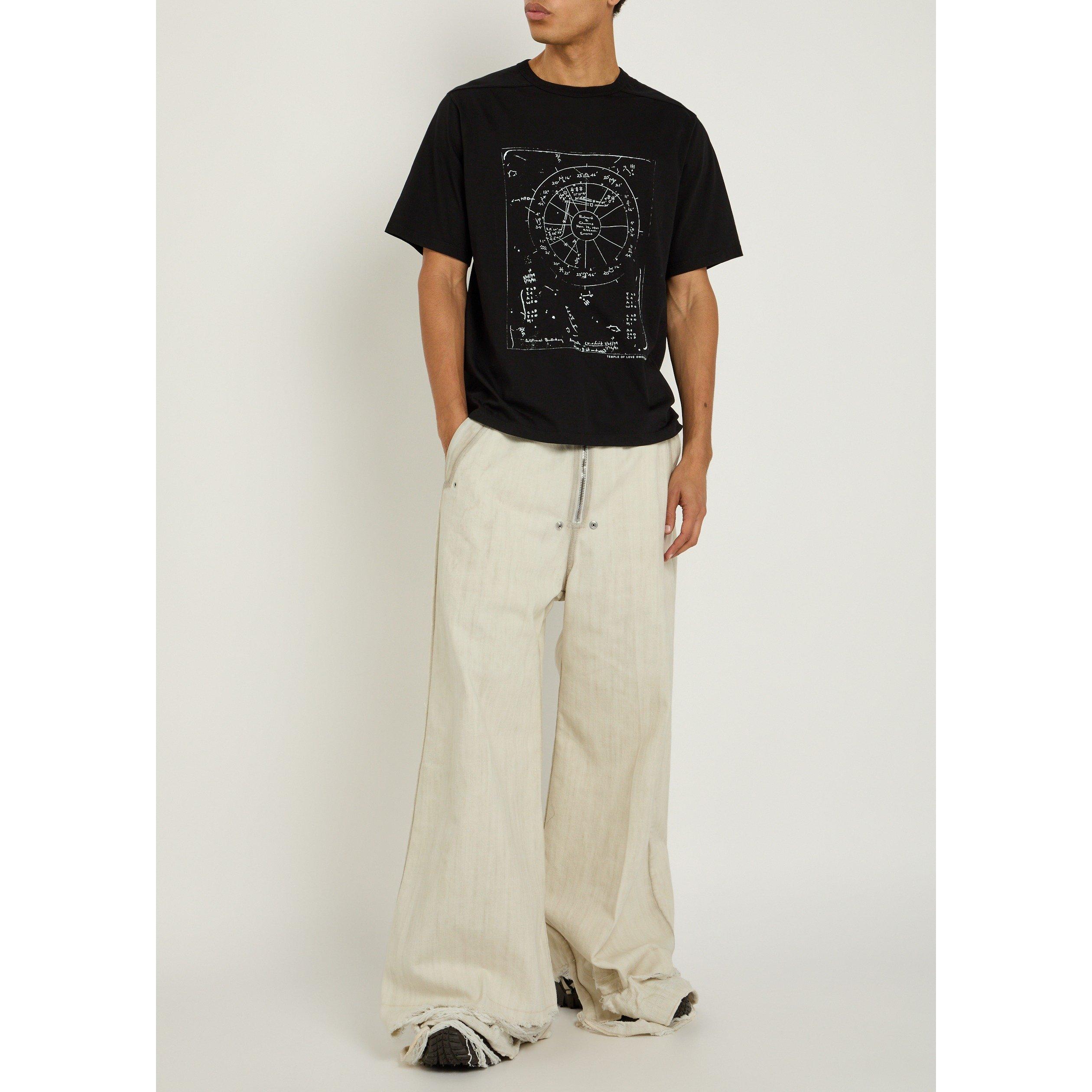 OFF WHITE - Rick Owens - Men's Bela Cotton Wide-Leg Trousers - 5