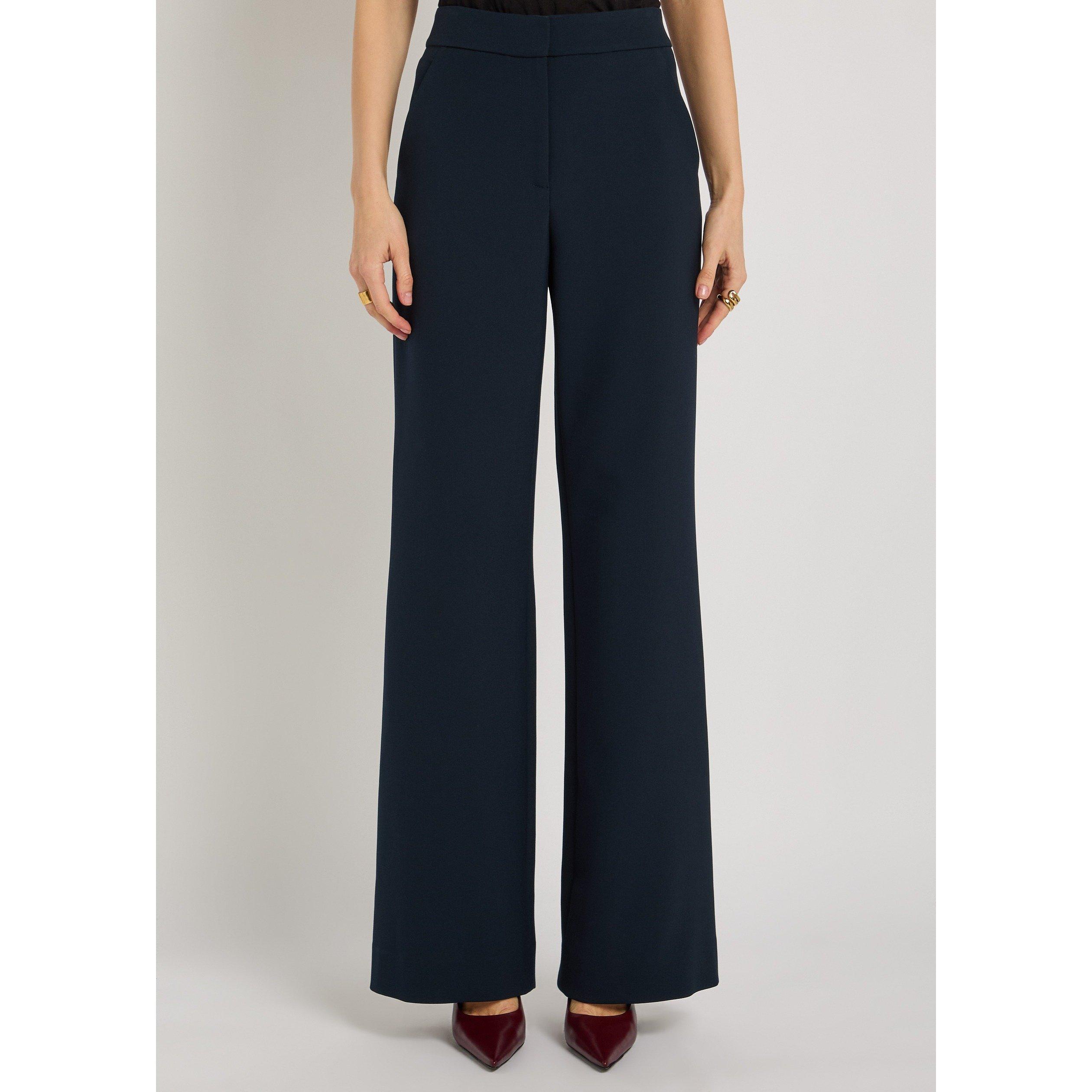 NAVY - Veronica Beard - Women's Tonelli Wide-Leg Trousers - 2