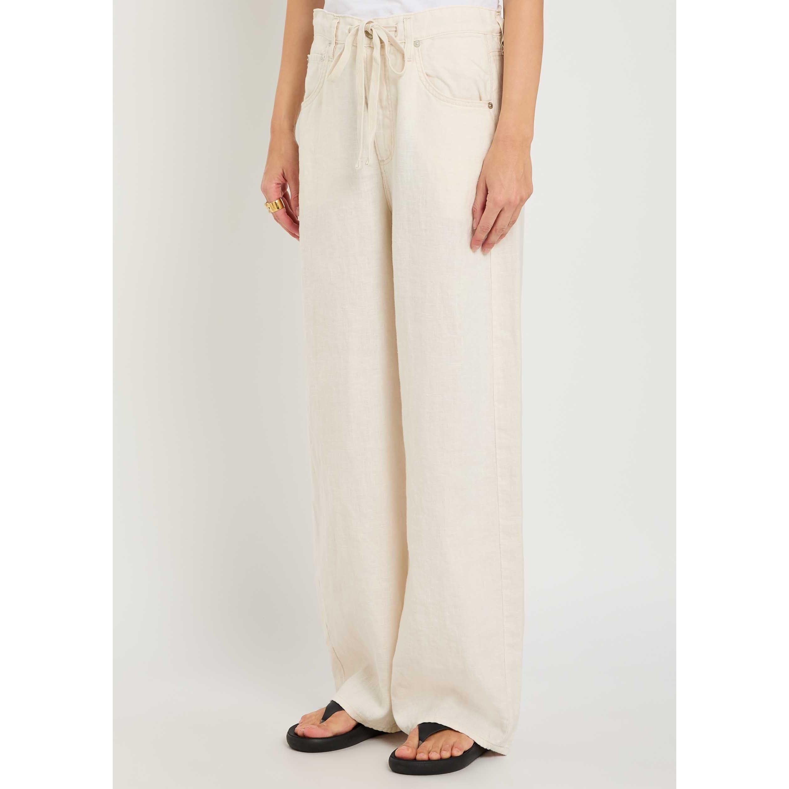 BEIGE - Citizens Of Humanity - BRYNN DRAWSTRING TROUSER IN LI - 2