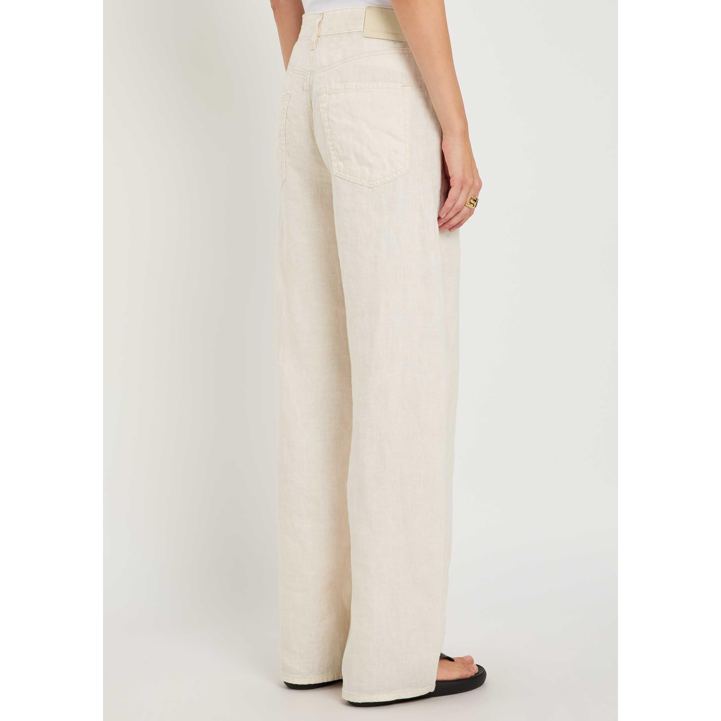 BEIGE - Citizens Of Humanity - BRYNN DRAWSTRING TROUSER IN LI - 3