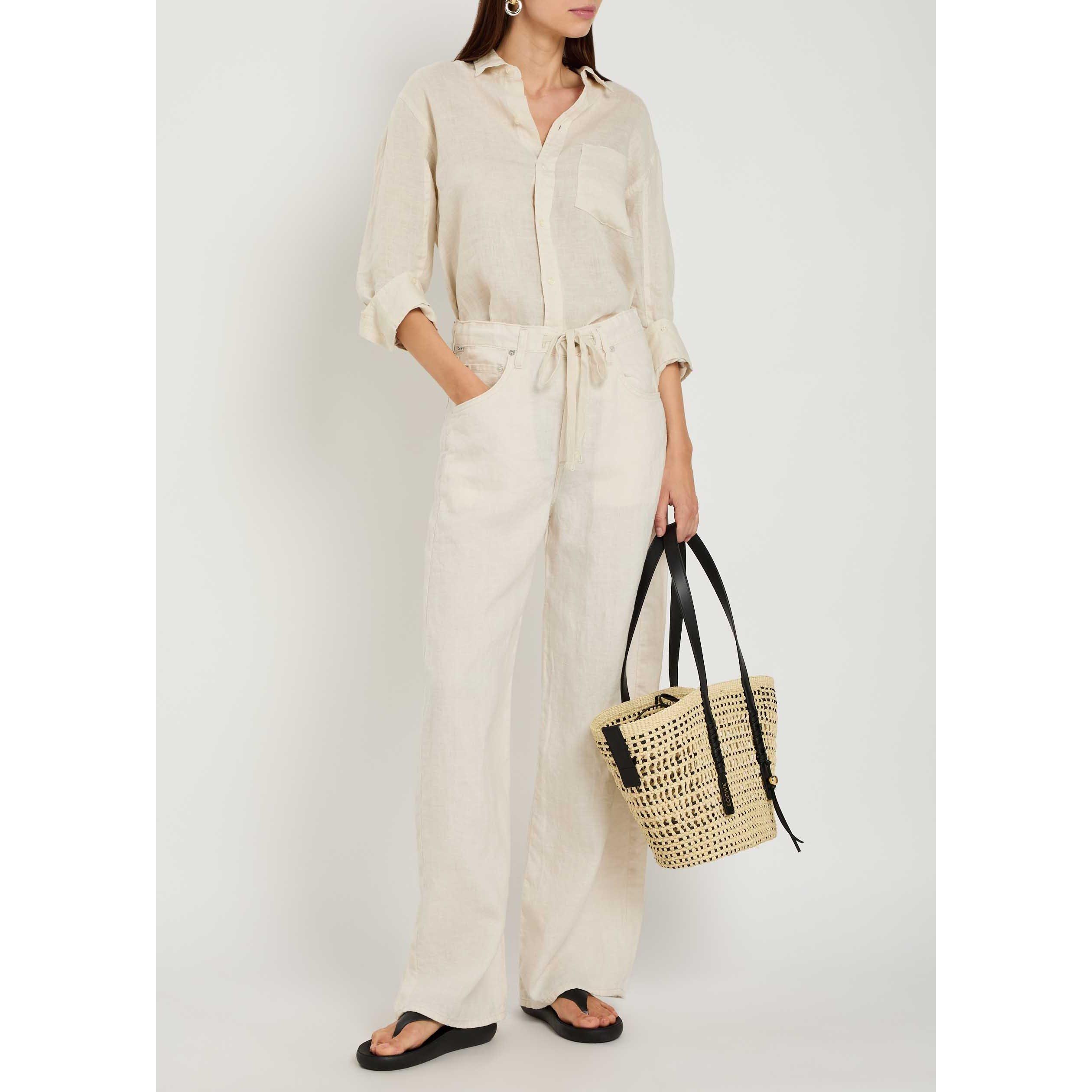 BEIGE - Citizens Of Humanity - BRYNN DRAWSTRING TROUSER IN LI - 5