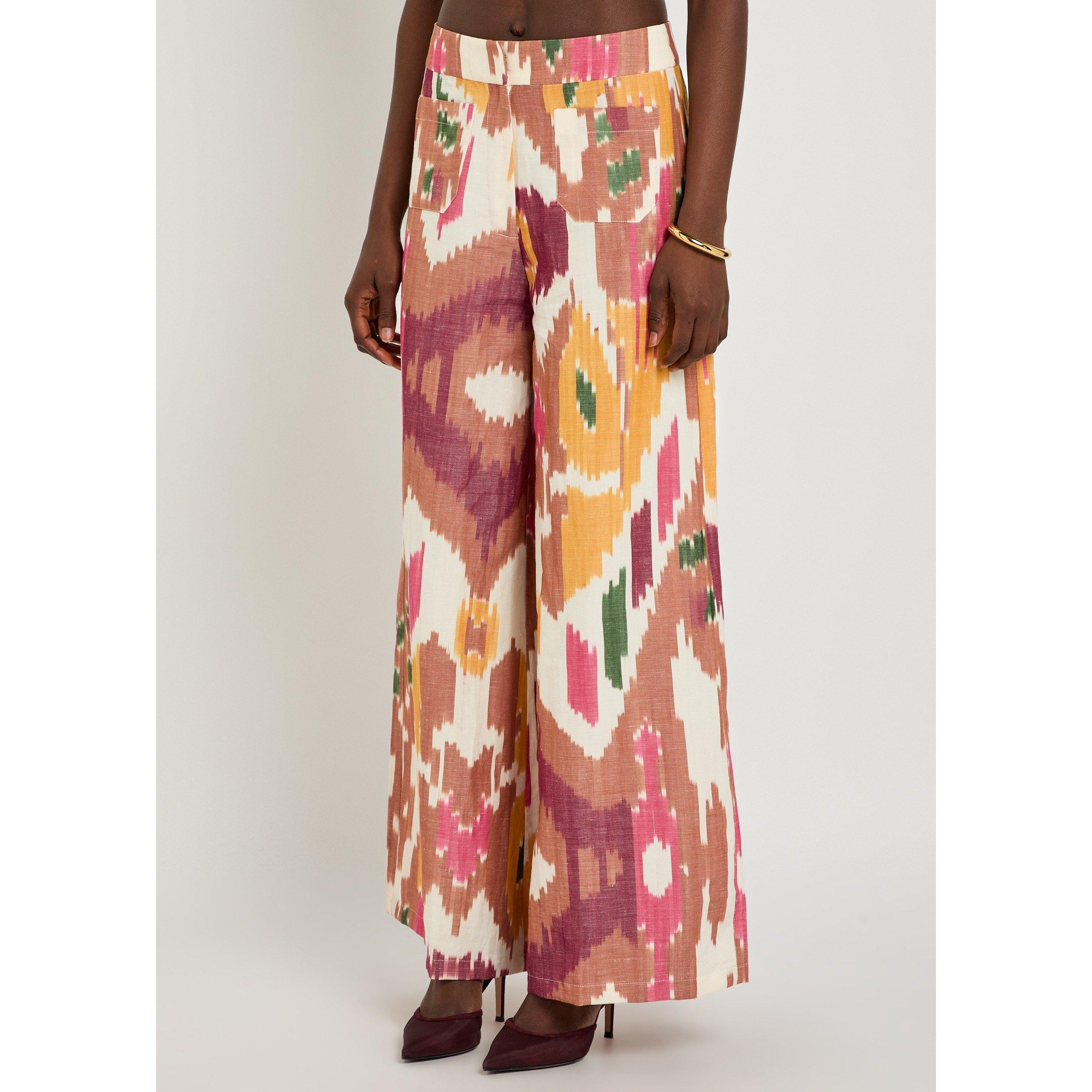 PINK AND OTHER - Emporio Sirenuse - TR ADELE WATERCOLOR IKAT TROUS - 2