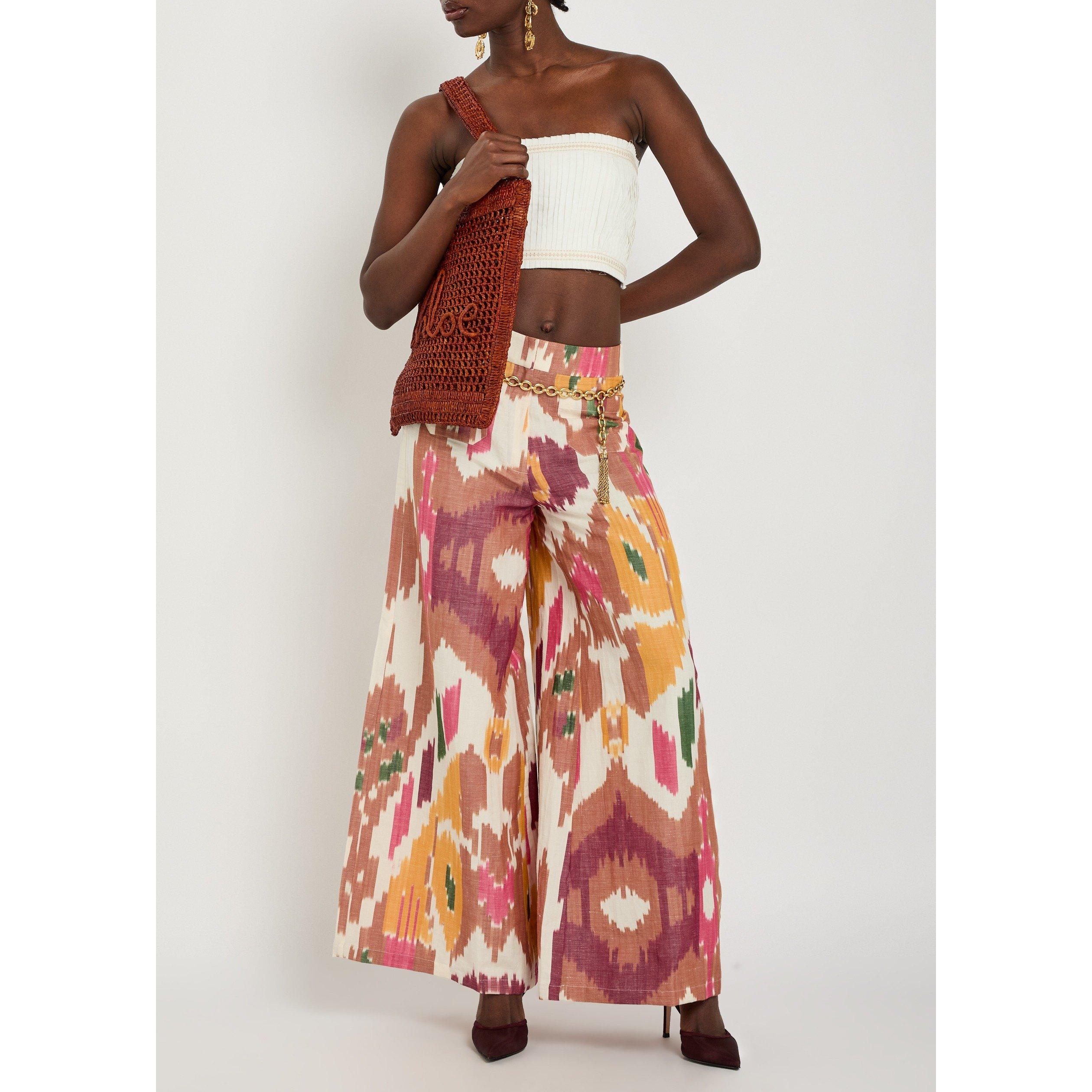 PINK AND OTHER - Emporio Sirenuse - TR ADELE WATERCOLOR IKAT TROUS - 5