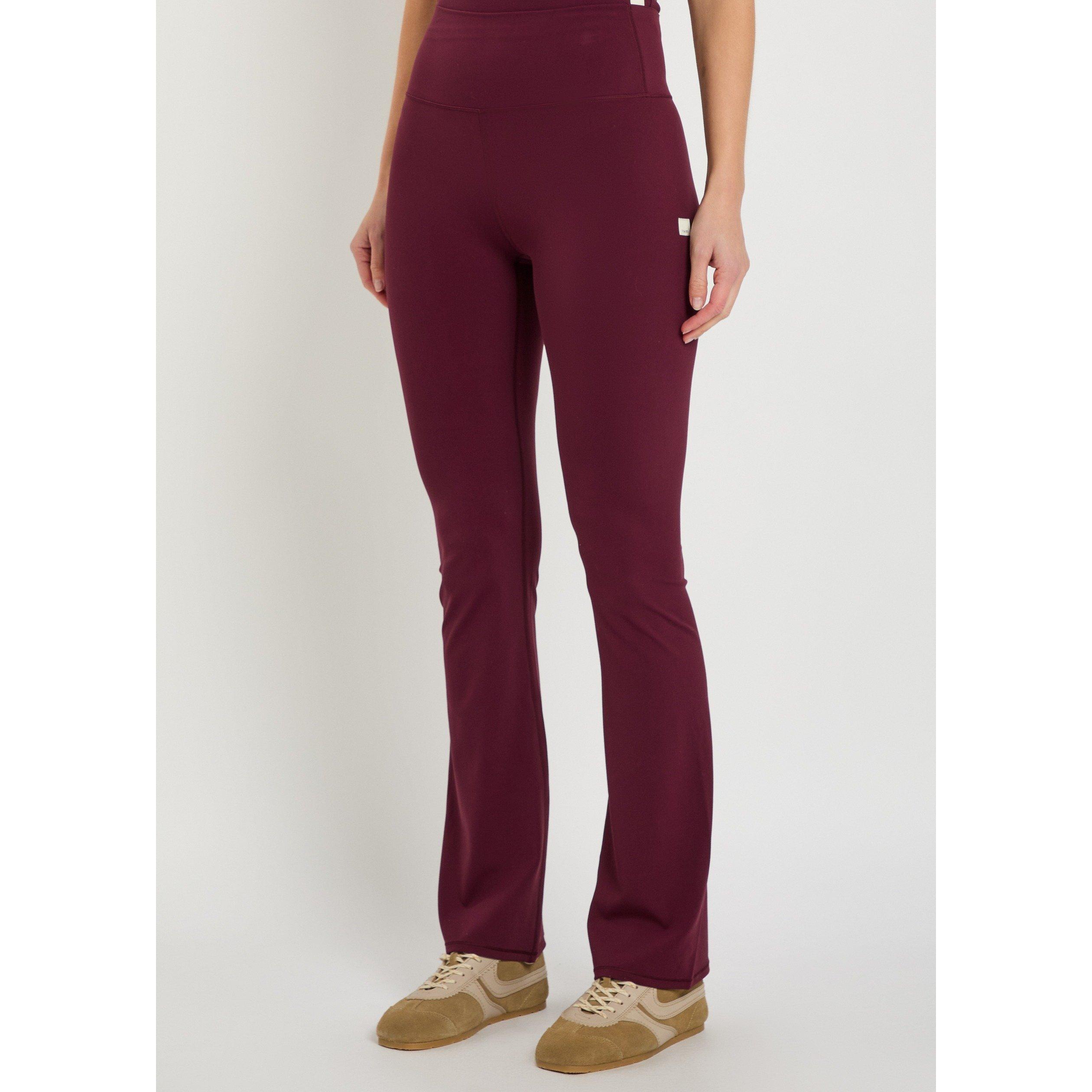 BURGUNDY - Vuori - Women's AllTheFeels Slim-Flare Leggings - 2