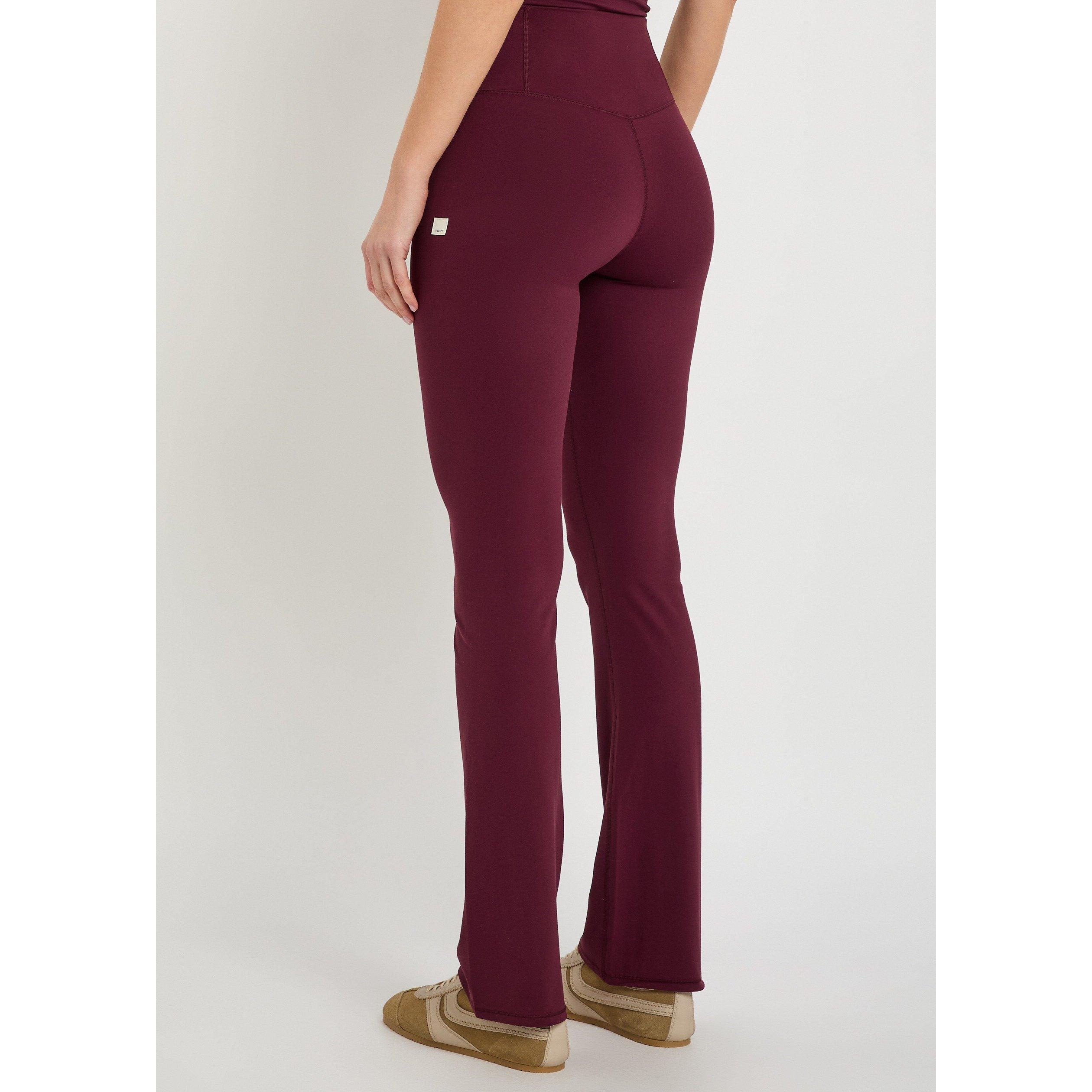 BURGUNDY - Vuori - Women's AllTheFeels Slim-Flare Leggings - 3