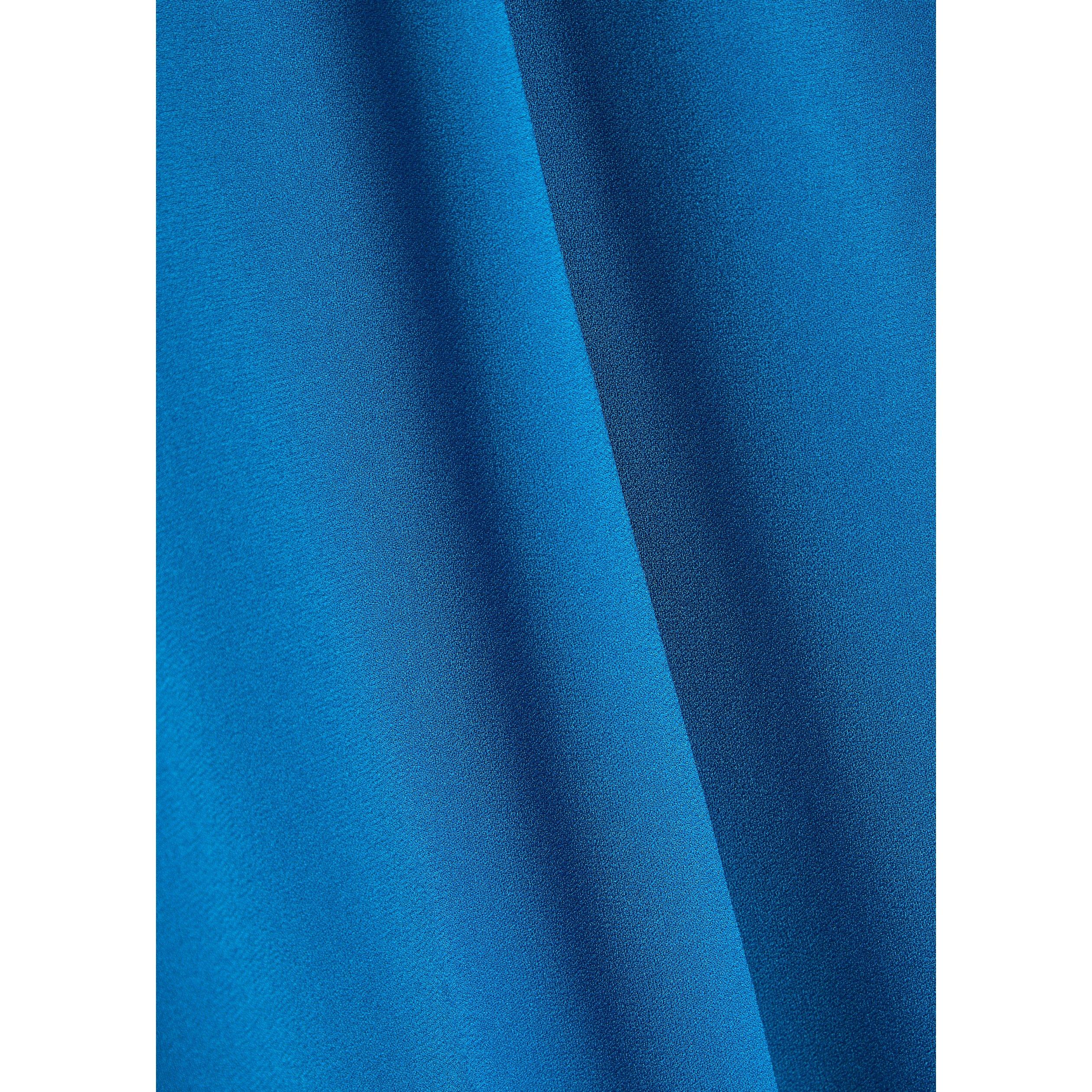 BLUE - Joseph - Women's Cara High-Waisted Wide-Leg Trousers - 4
