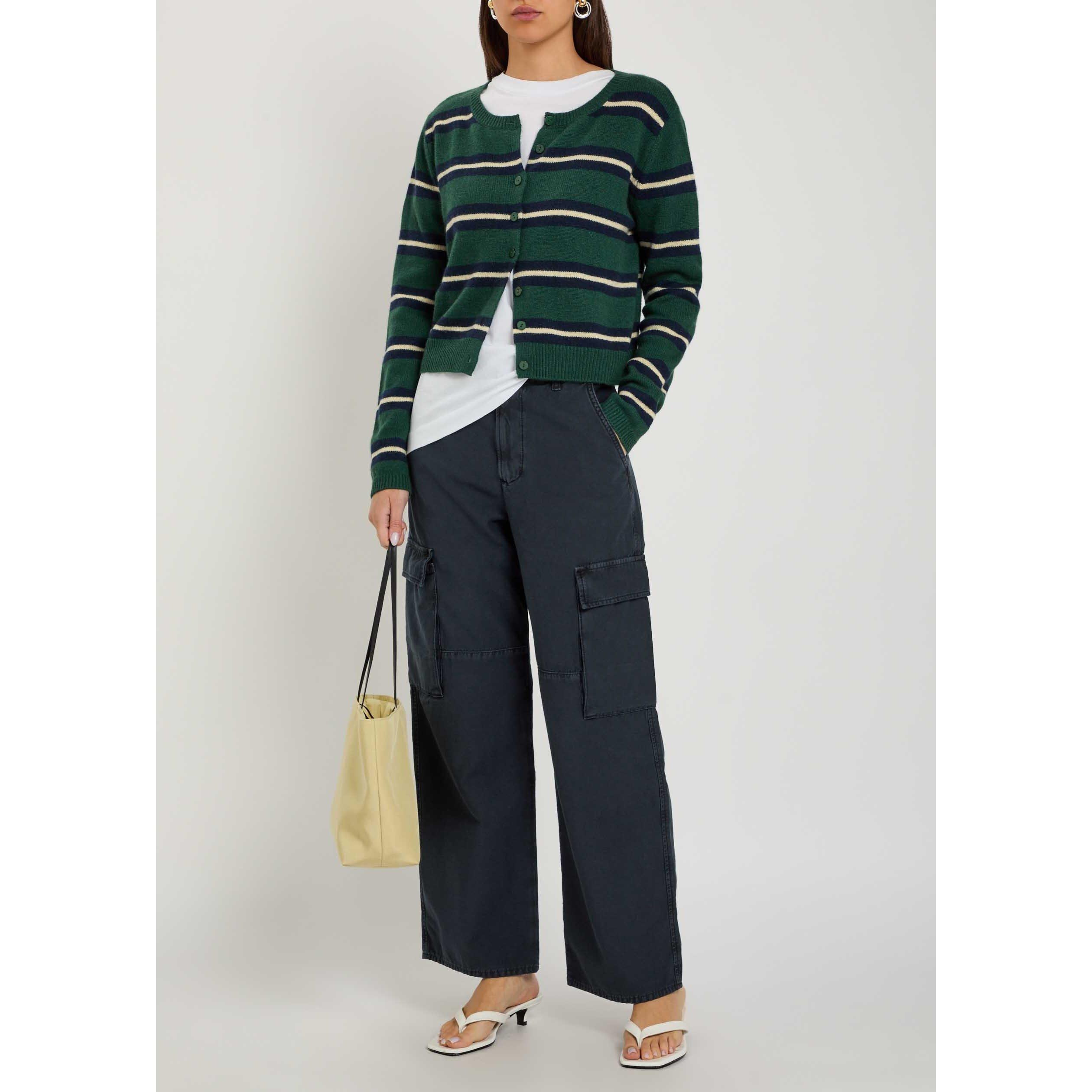 NAVY - Citizens Of Humanity - Women's Esme Cotton Cargo Trousers - 5