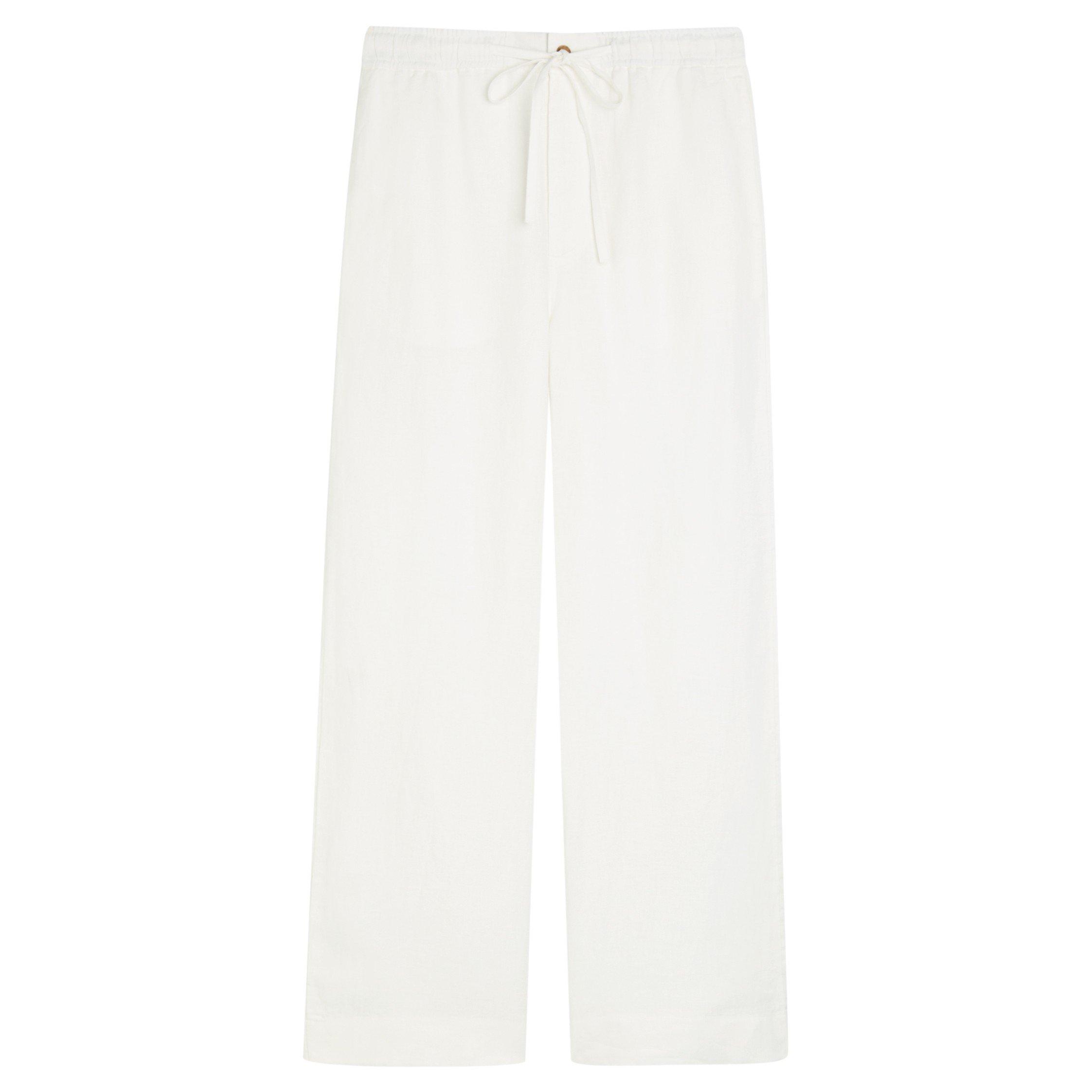 WHITE - Polo Ralph Lauren - TR WOVEN WIDE LEG TROUSER