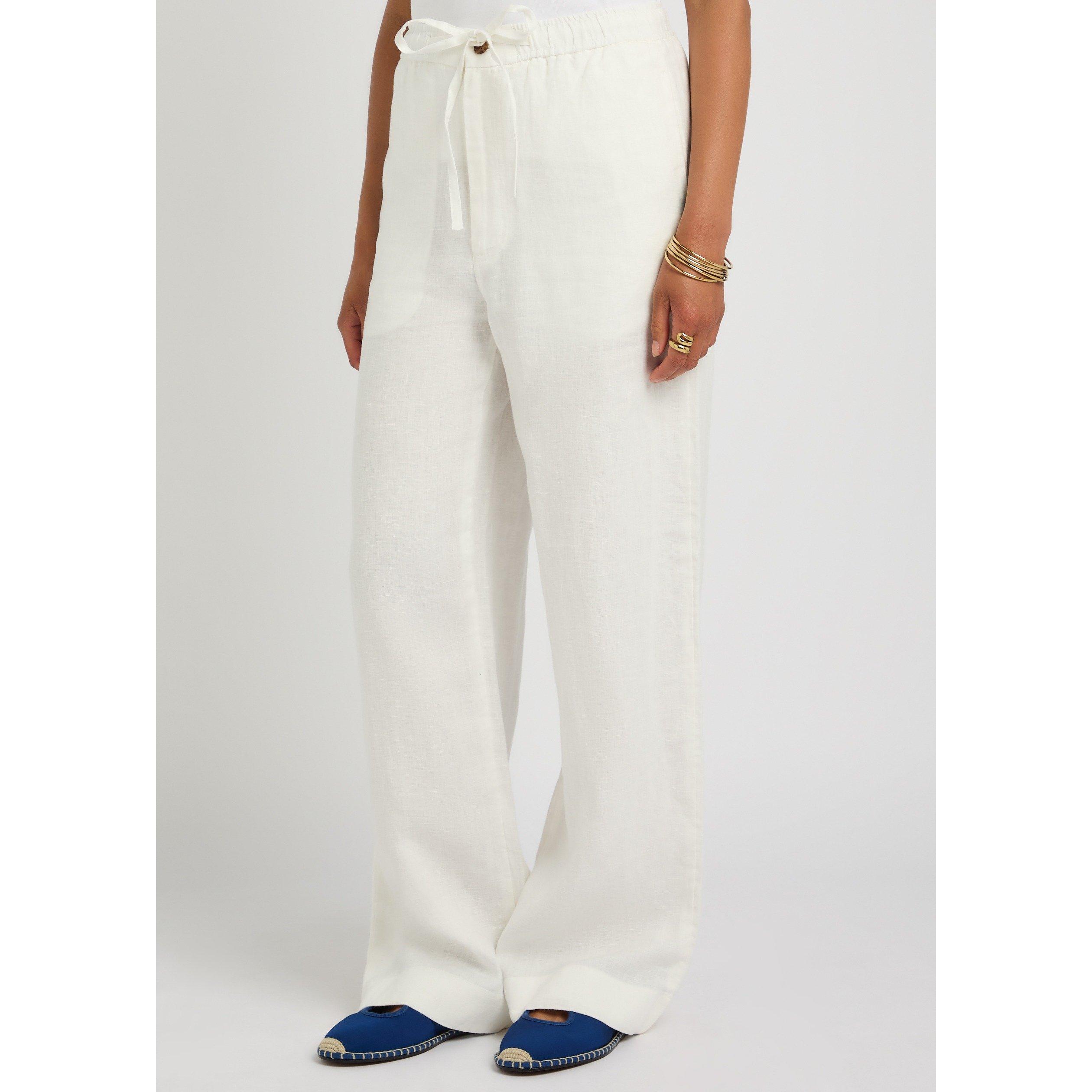 WHITE - Polo Ralph Lauren - TR WOVEN WIDE LEG TROUSERS - 2