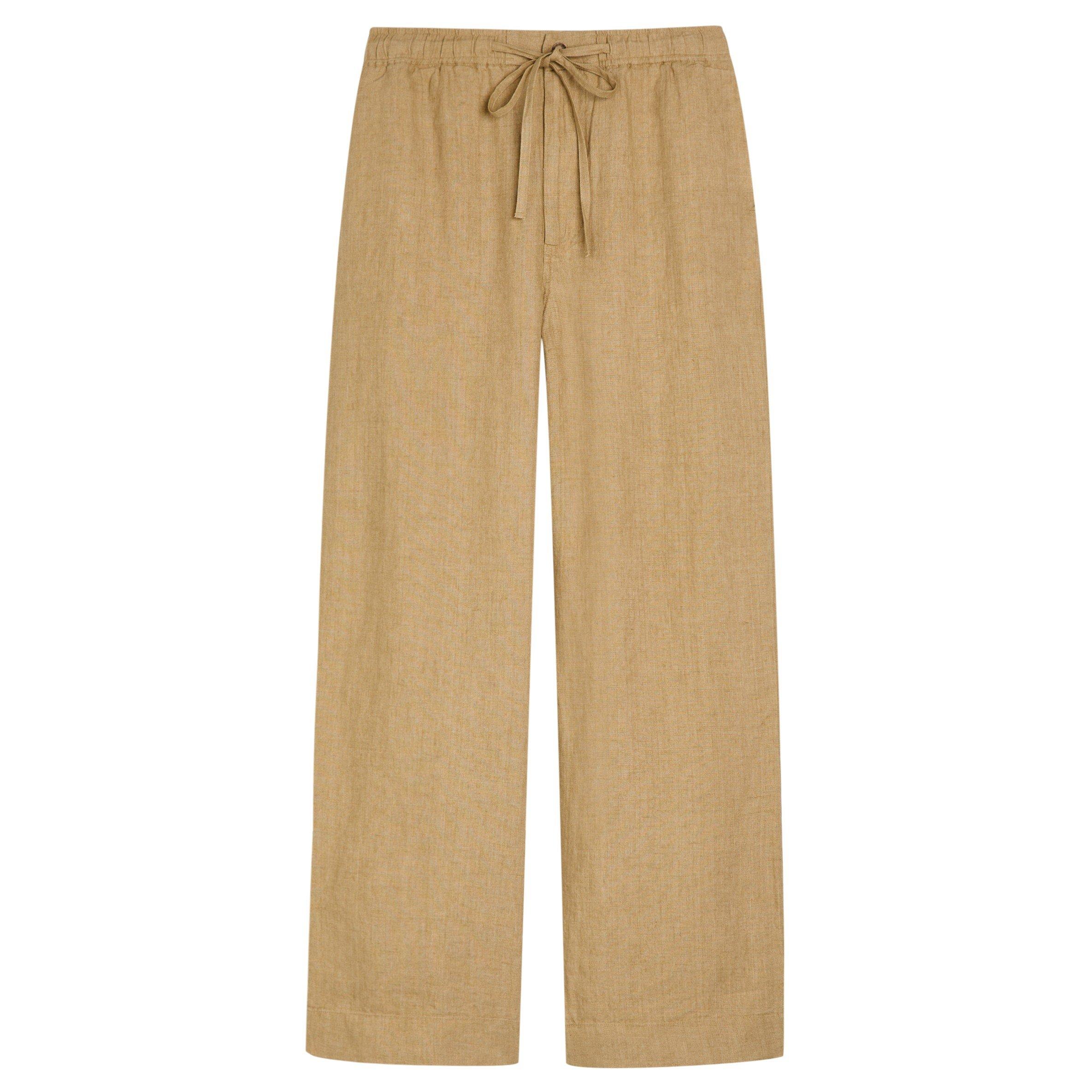 BROWN - Polo Ralph Lauren - TR WOVEN WIDE LEG TROUSERS