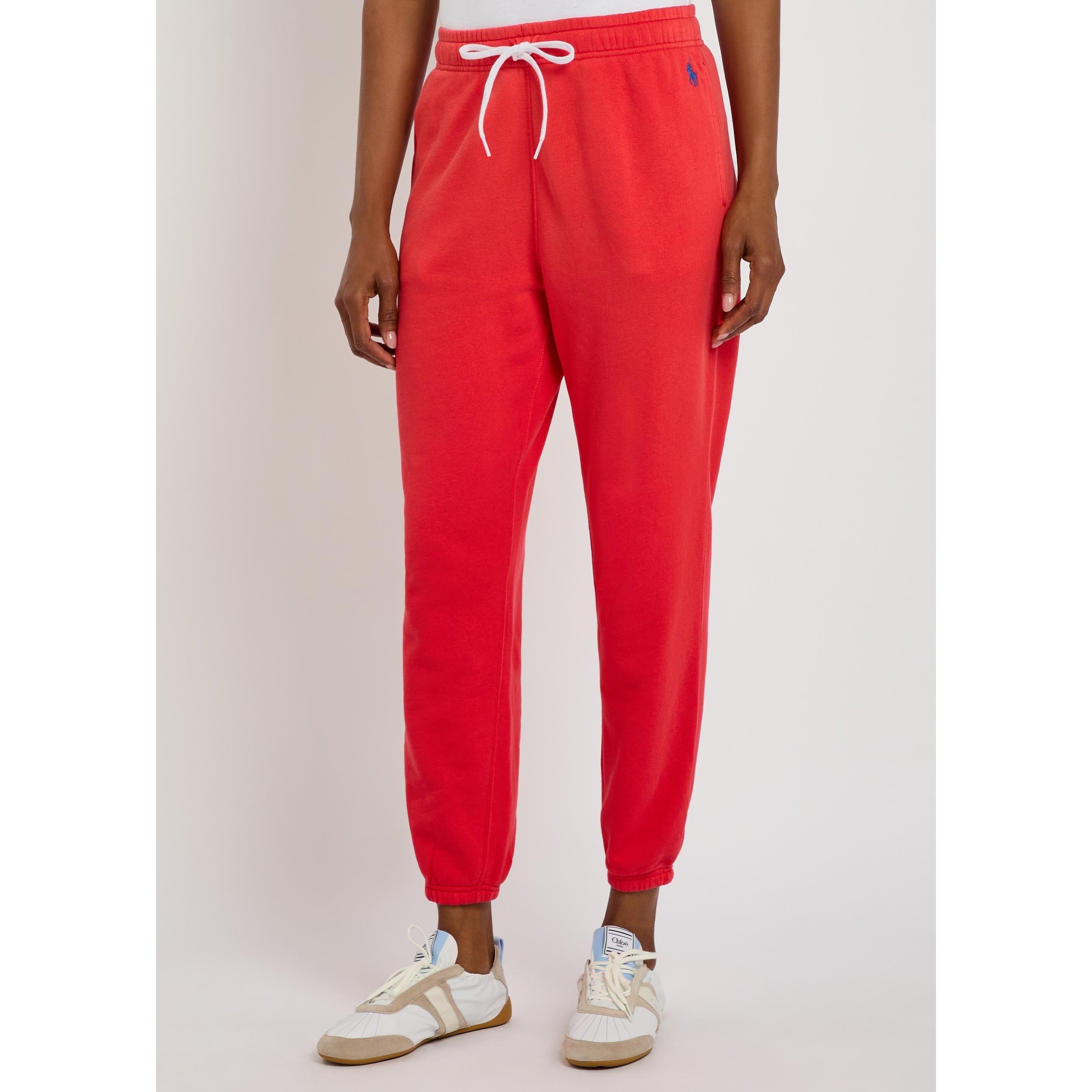 PINK - Polo Ralph Lauren - Women's Cotton Cropped Relaxed-Fit Joggers - 3
