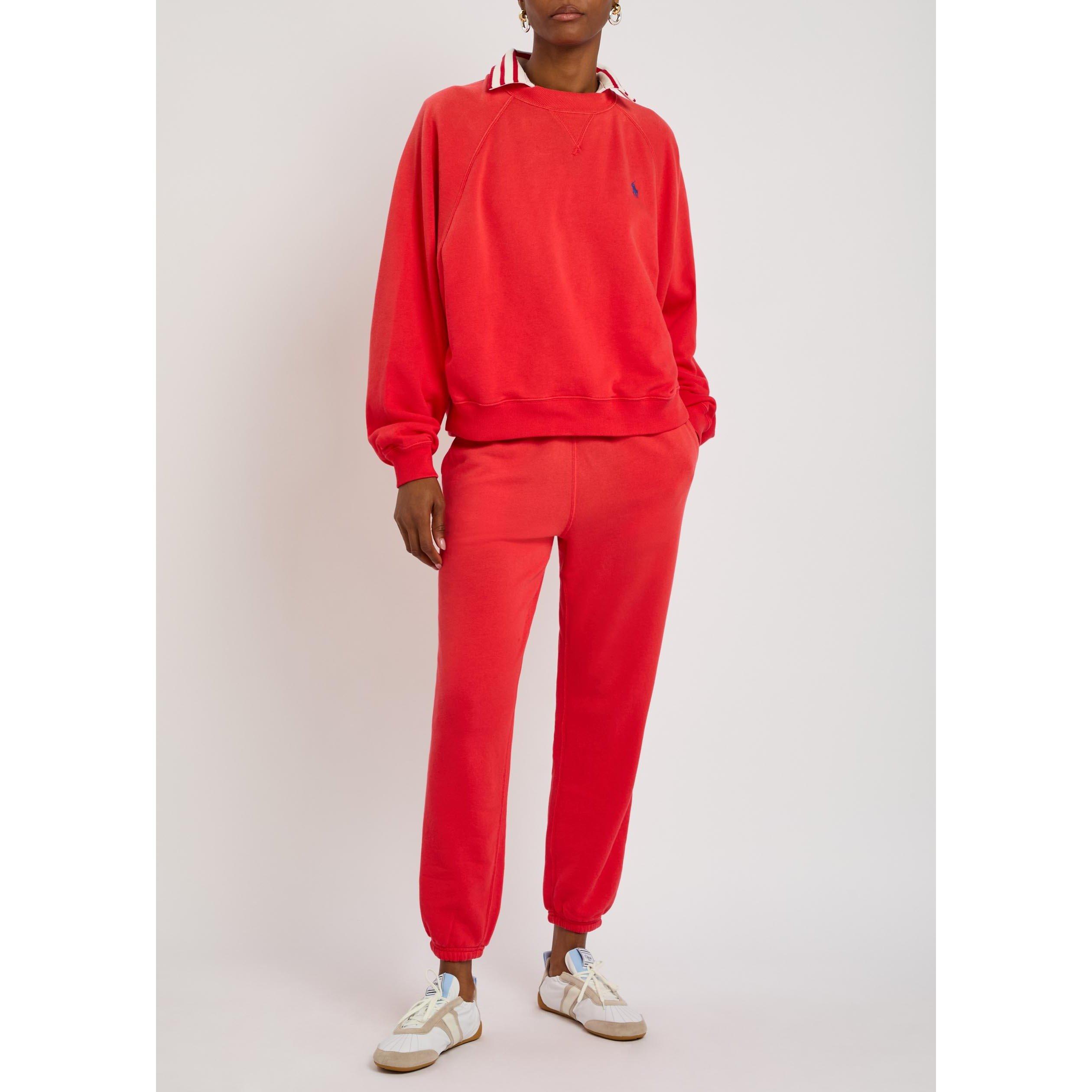 PINK - Polo Ralph Lauren - Women's Cotton Cropped Relaxed-Fit Joggers - 5