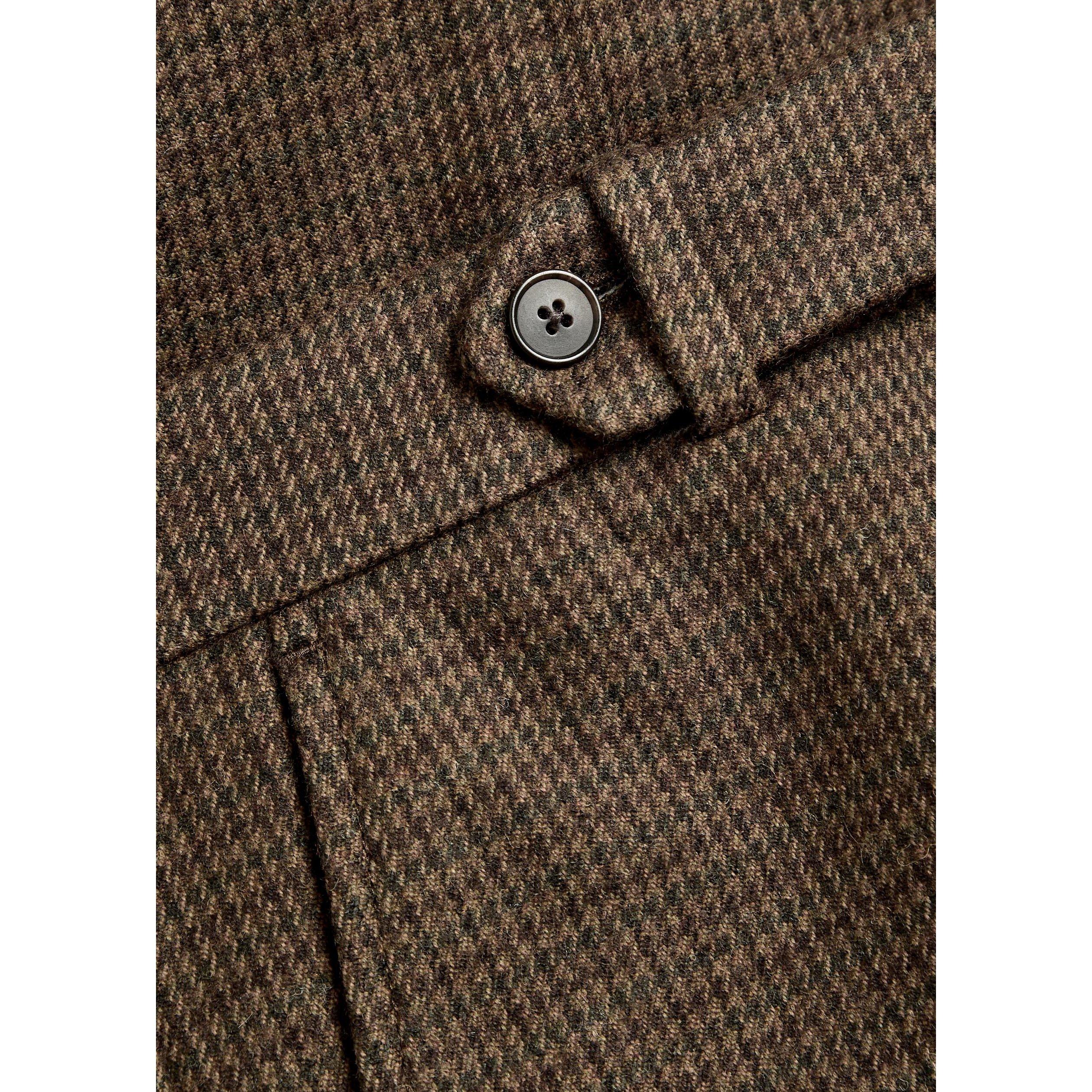 BROWN AND OTHER - Polo Ralph Lauren - Women's Houndstooth Cotton Slim-Fit Trousers - 4