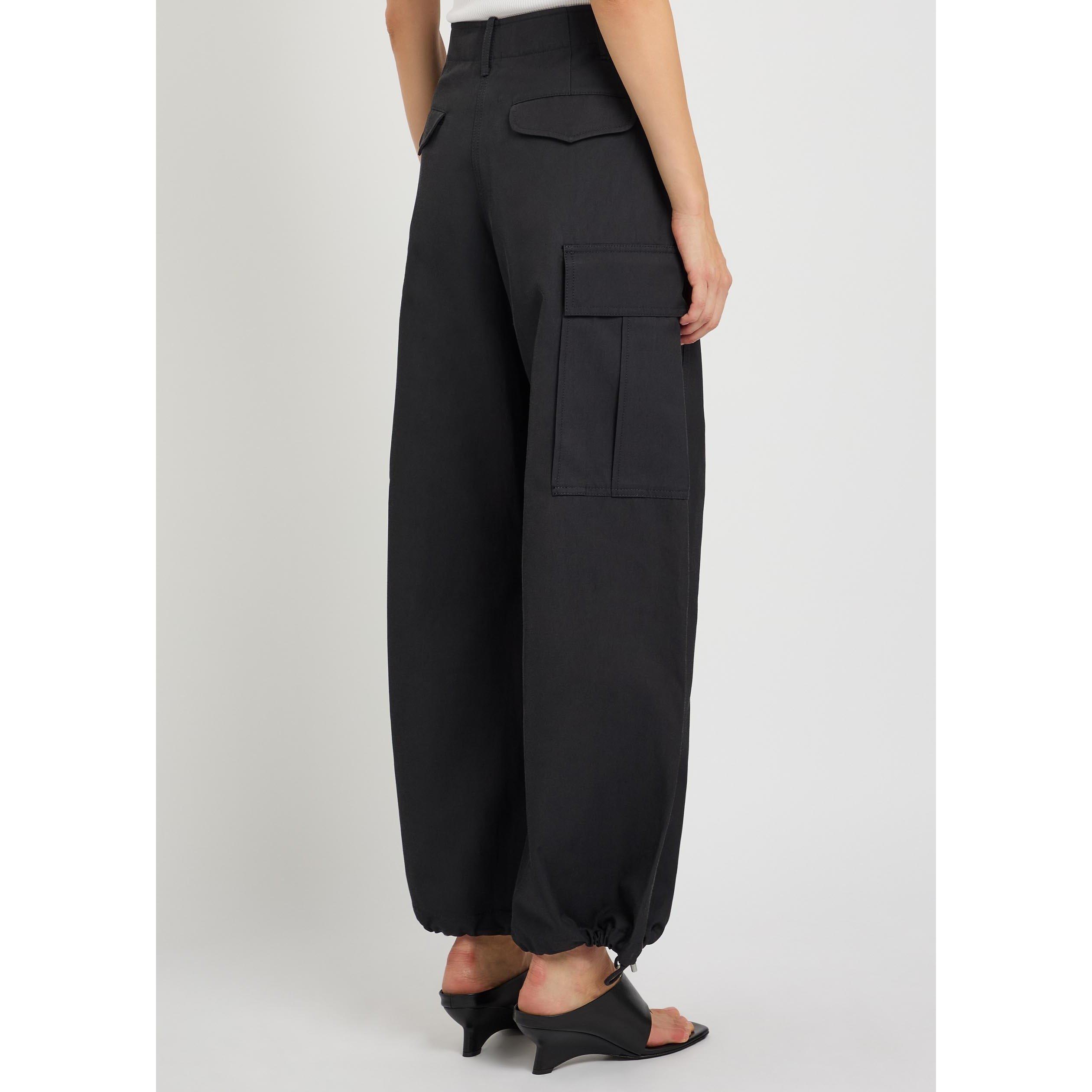 NAVY - Philip Lim - TR CURVED CARGO UTILITY PANTS - 3