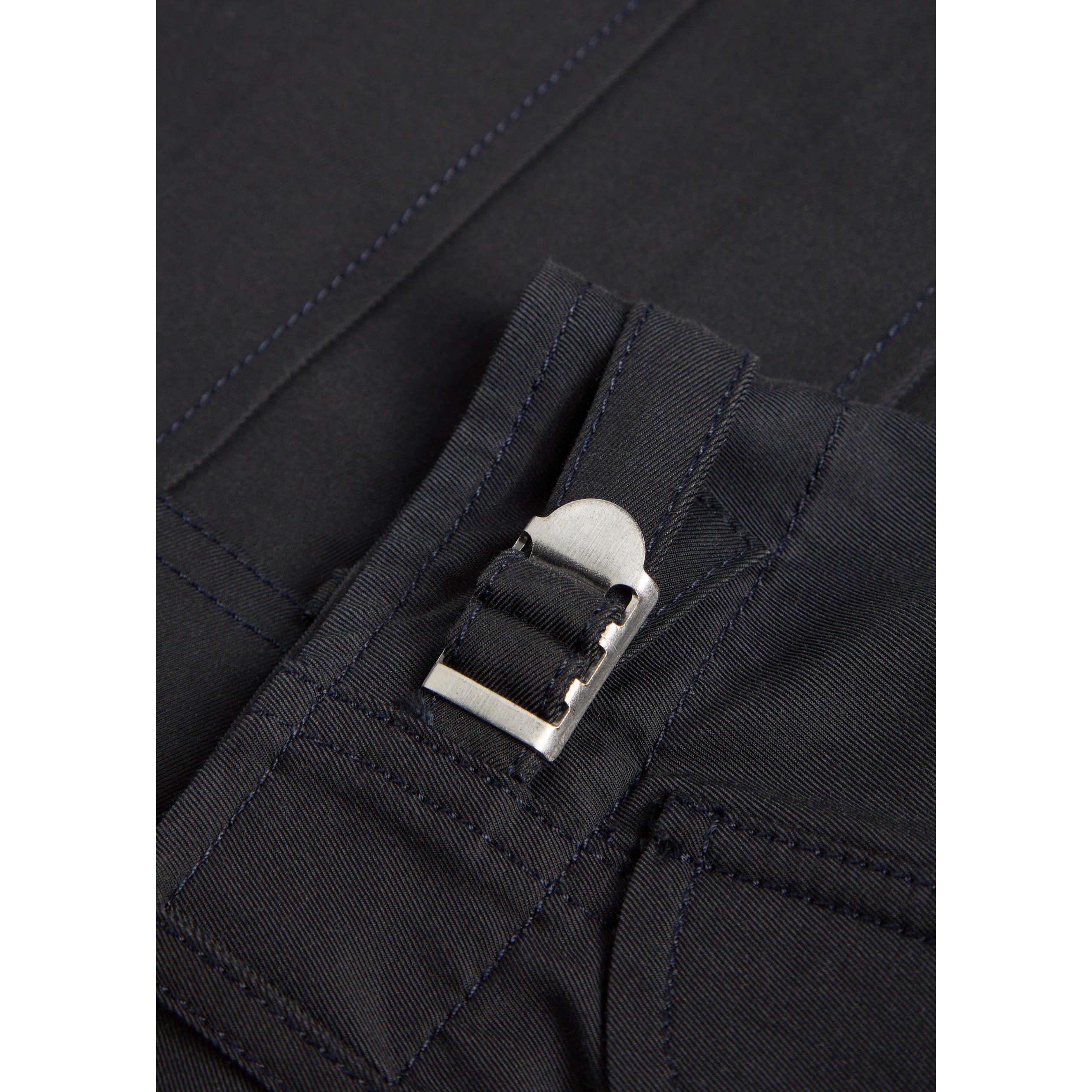NAVY - Philip Lim - TR CURVED CARGO UTILITY PANTS - 4