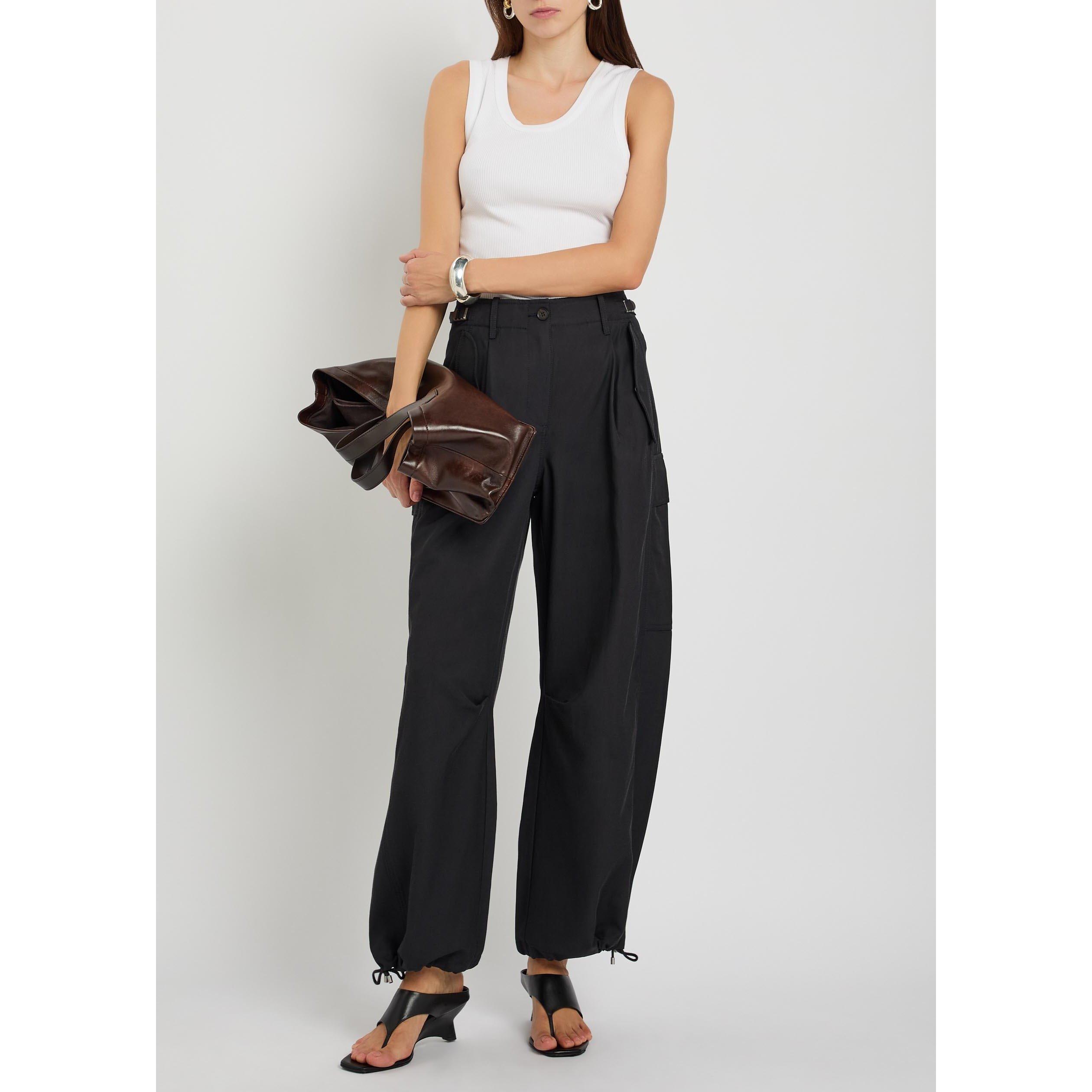 NAVY - Philip Lim - TR CURVED CARGO UTILITY PANTS - 5