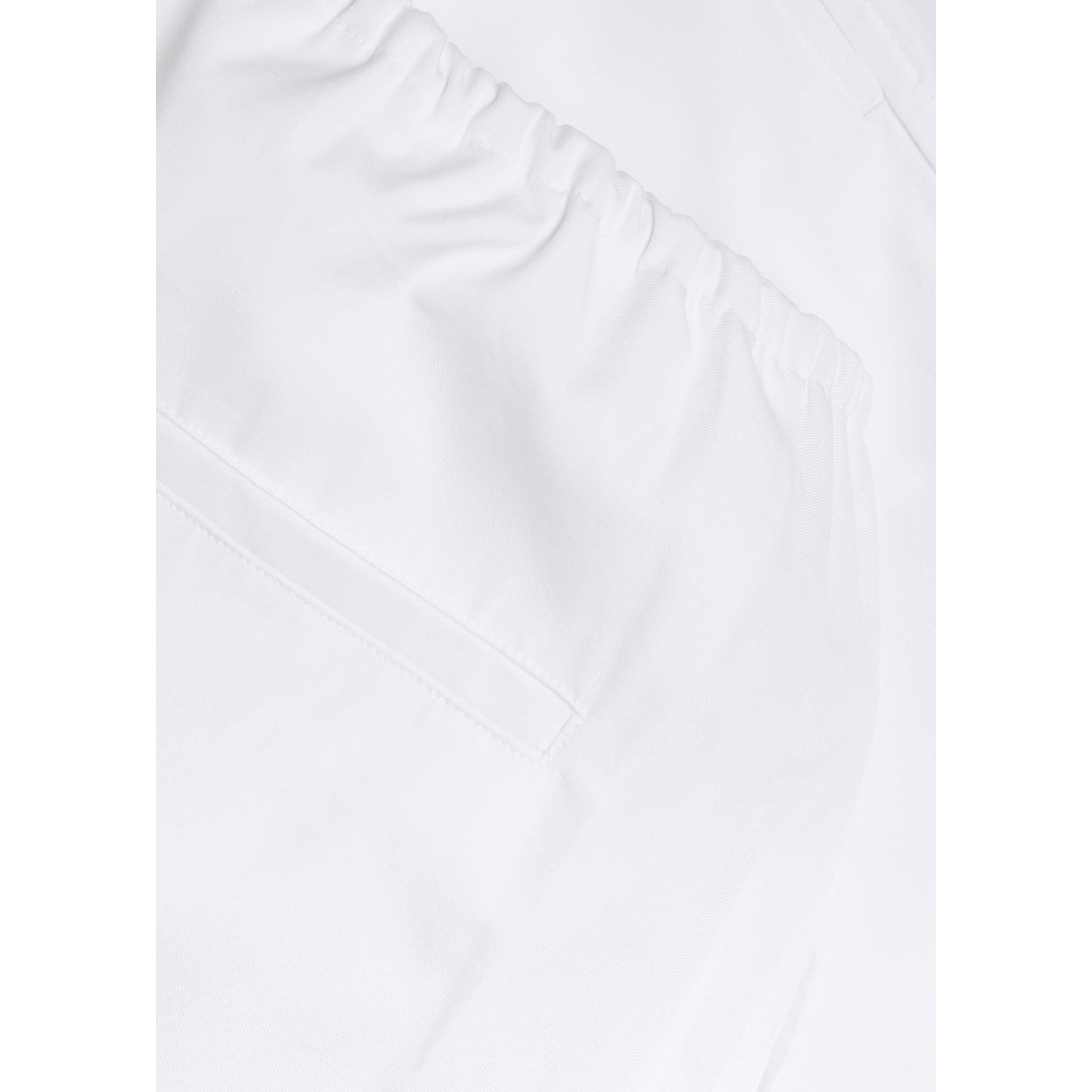 WHITE - Toteme - DRAWSTRING COTTON TROUSERS - 4